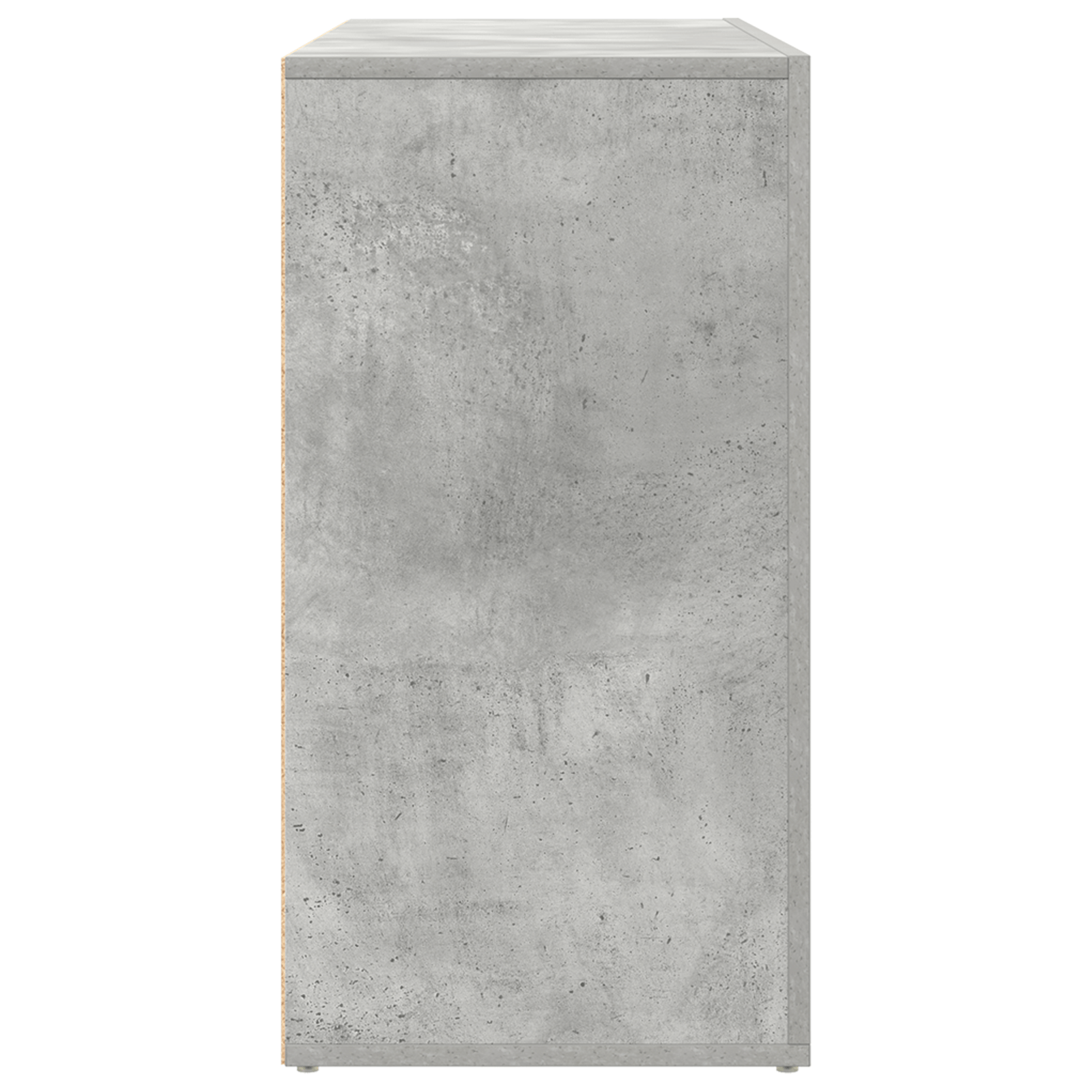 Bufet Gri Beton Lemn Prelucrat 120 x 36 x 69 cm Depozitare — imaginea 7