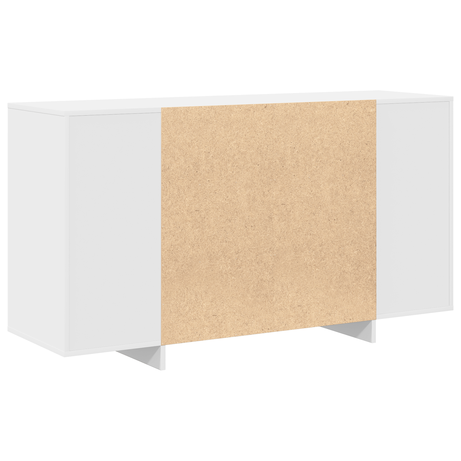 Bufet Alb Alb Lemn 135 x 41 x 75 cm Bufet Alb Dreptunghiular — imaginea 8