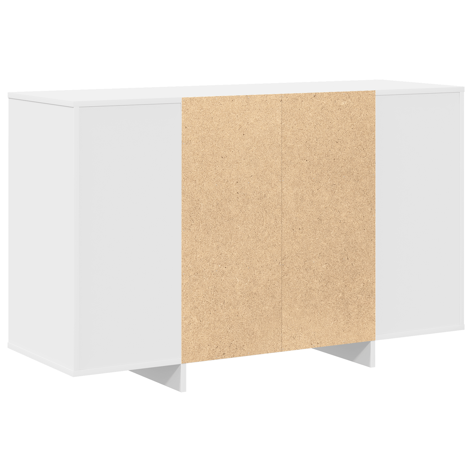 Bufet alb Alb Lemn prelucrat 120 x 41 x 75 cm Bufet de stocare — imaginea 8