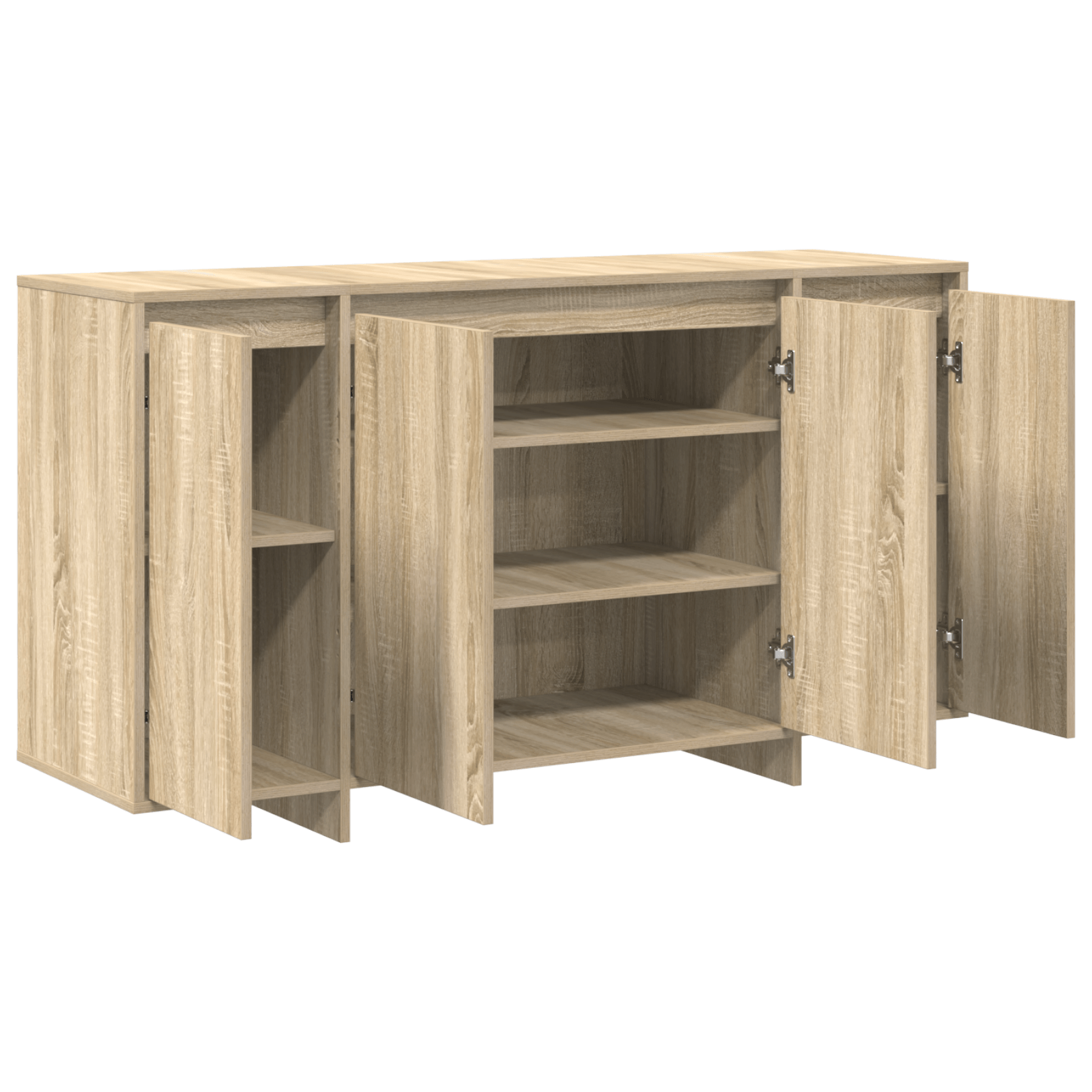 Bufet din stejar Stejar Sonoma Lemn prelucrat 135 x 41 x 75 cm — imaginea 5