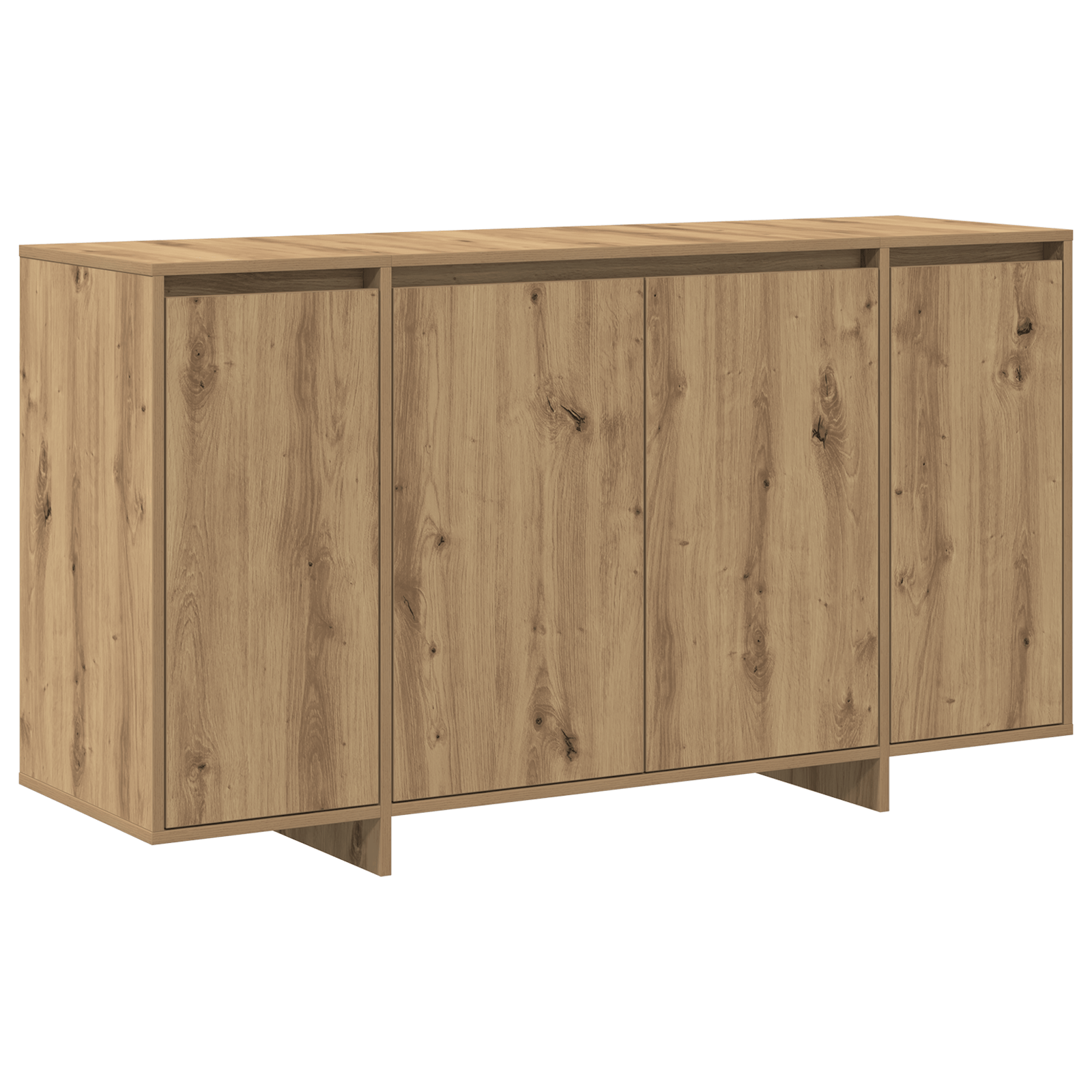 Bufet din Stejar Stejar Artisan Lemn Compozit 135 x 41 x 75 cm — imaginea 2