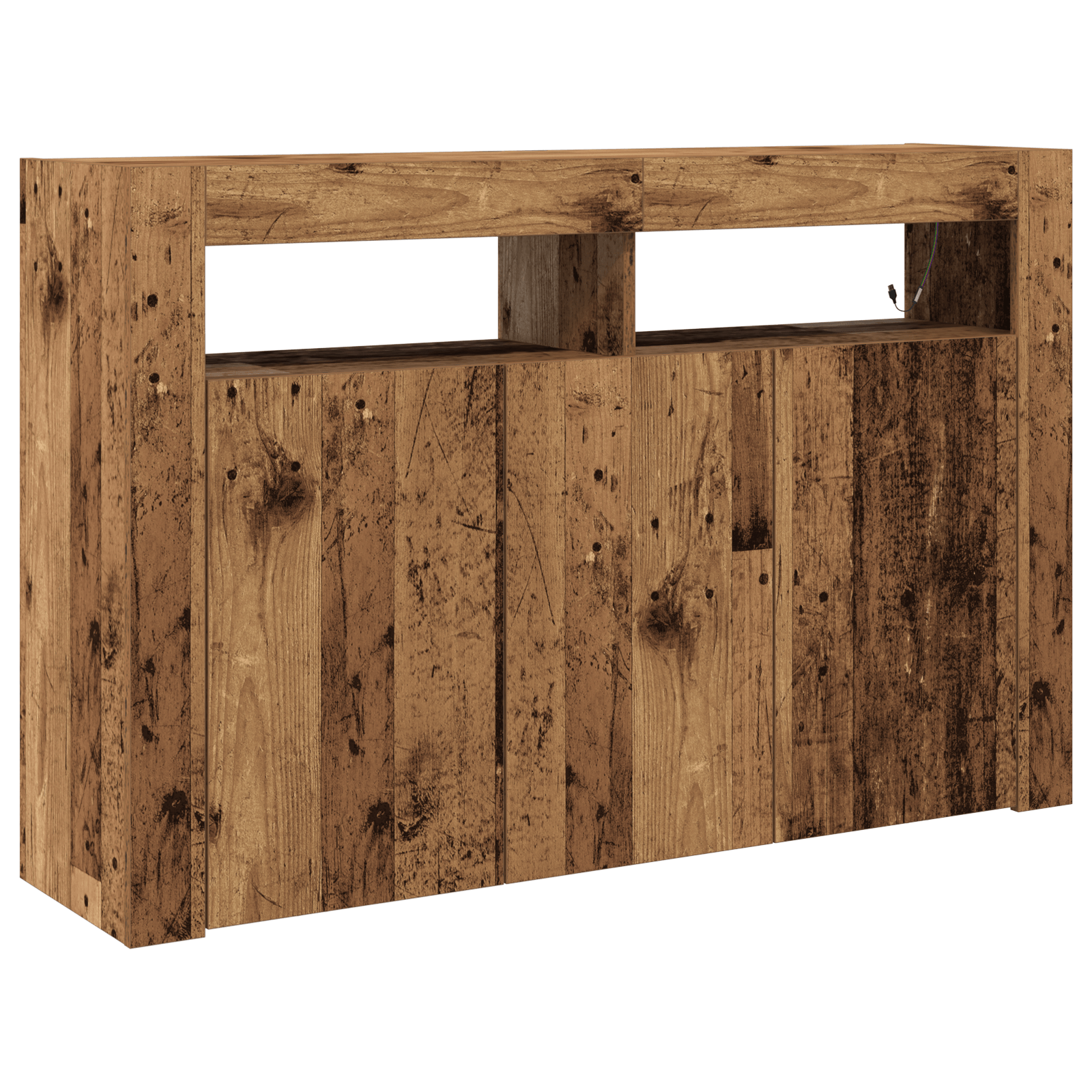 Bufet Lemn Vechi Lemn Ingineresc 116 x 30 x 75 cm Bufet — imaginea 2