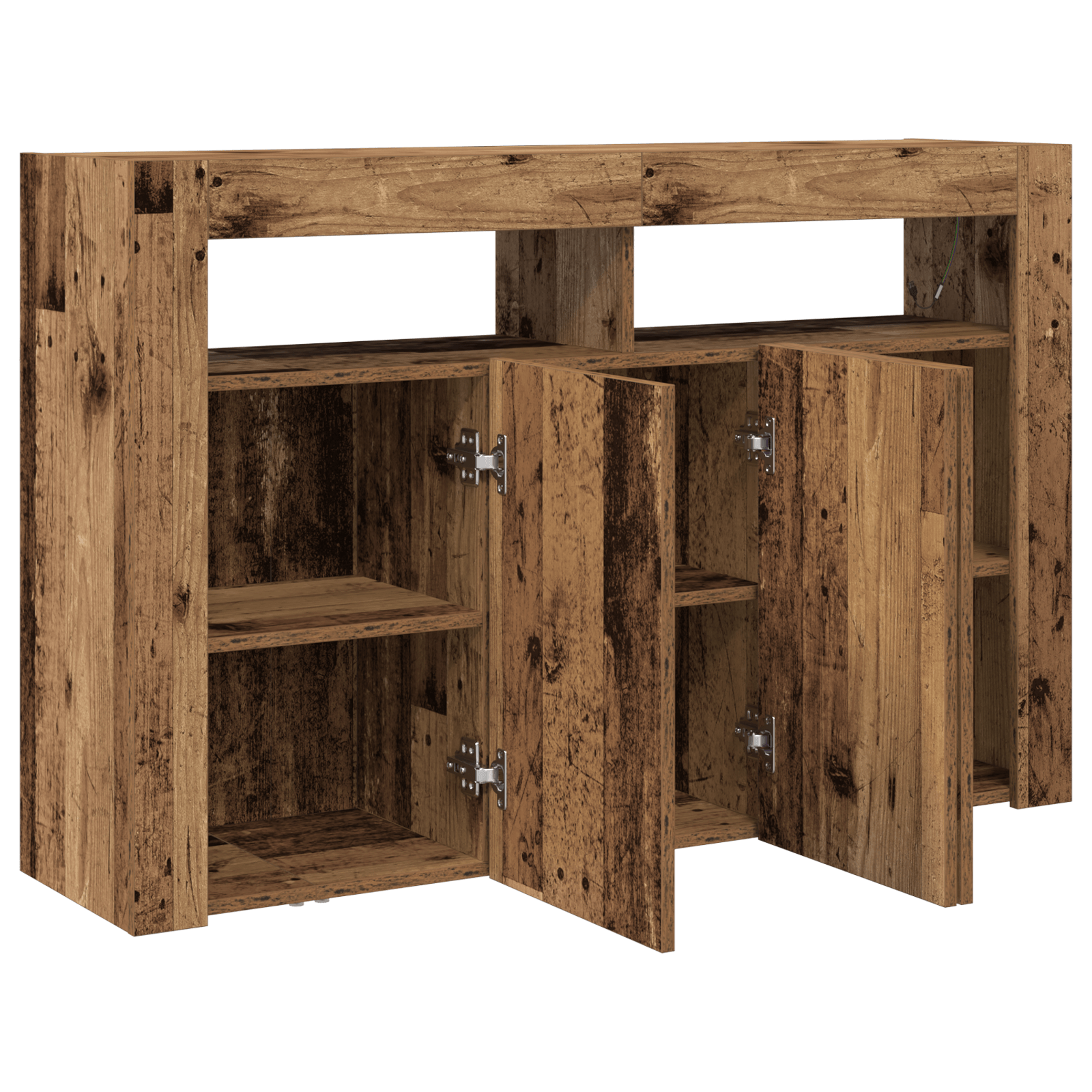 Bufet Lemn Vechi Lemn Ingineresc 116 x 30 x 75 cm Bufet — imaginea 5