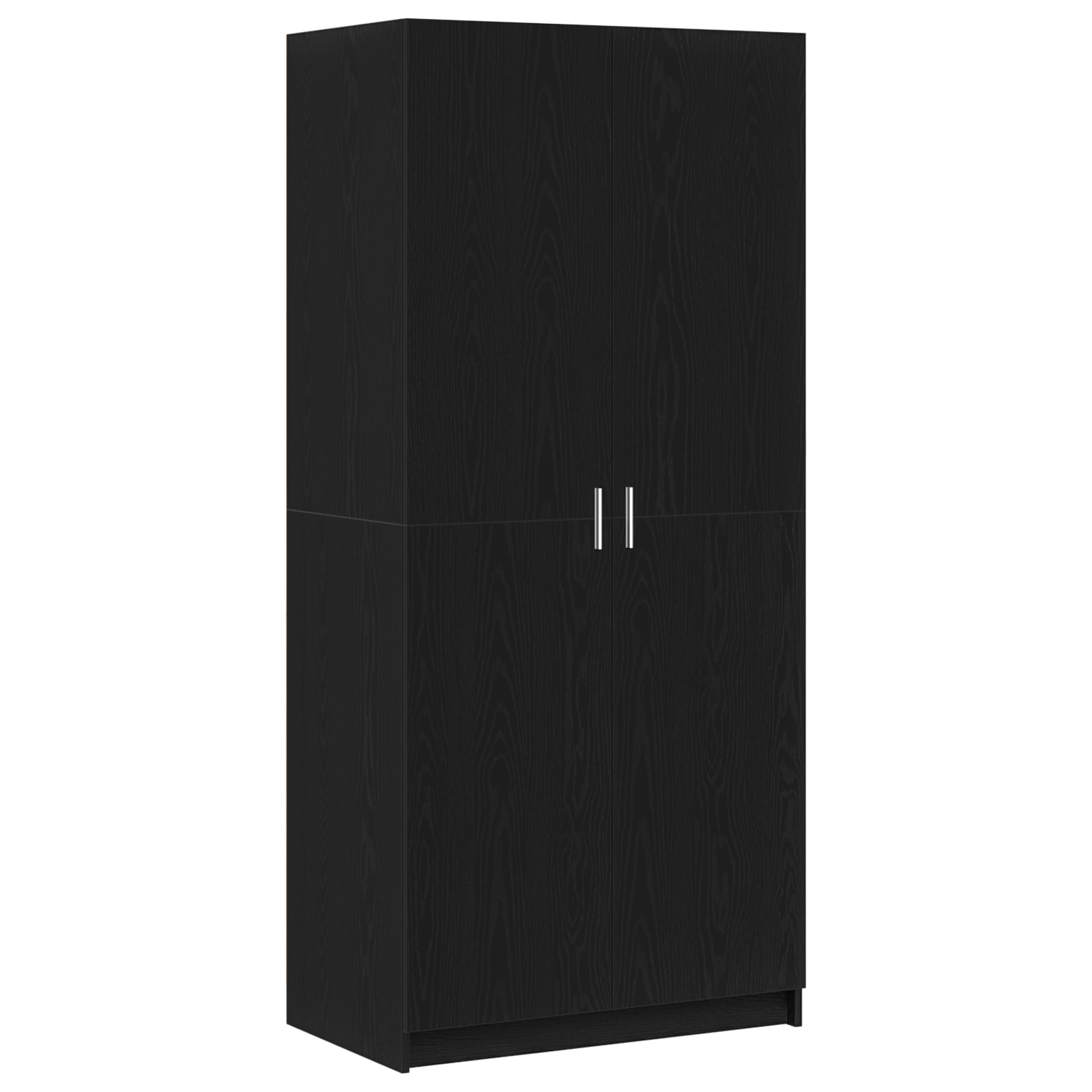 Dulap Negre Stejar 80x51x180 cm Lemn prelucrat — imaginea 2