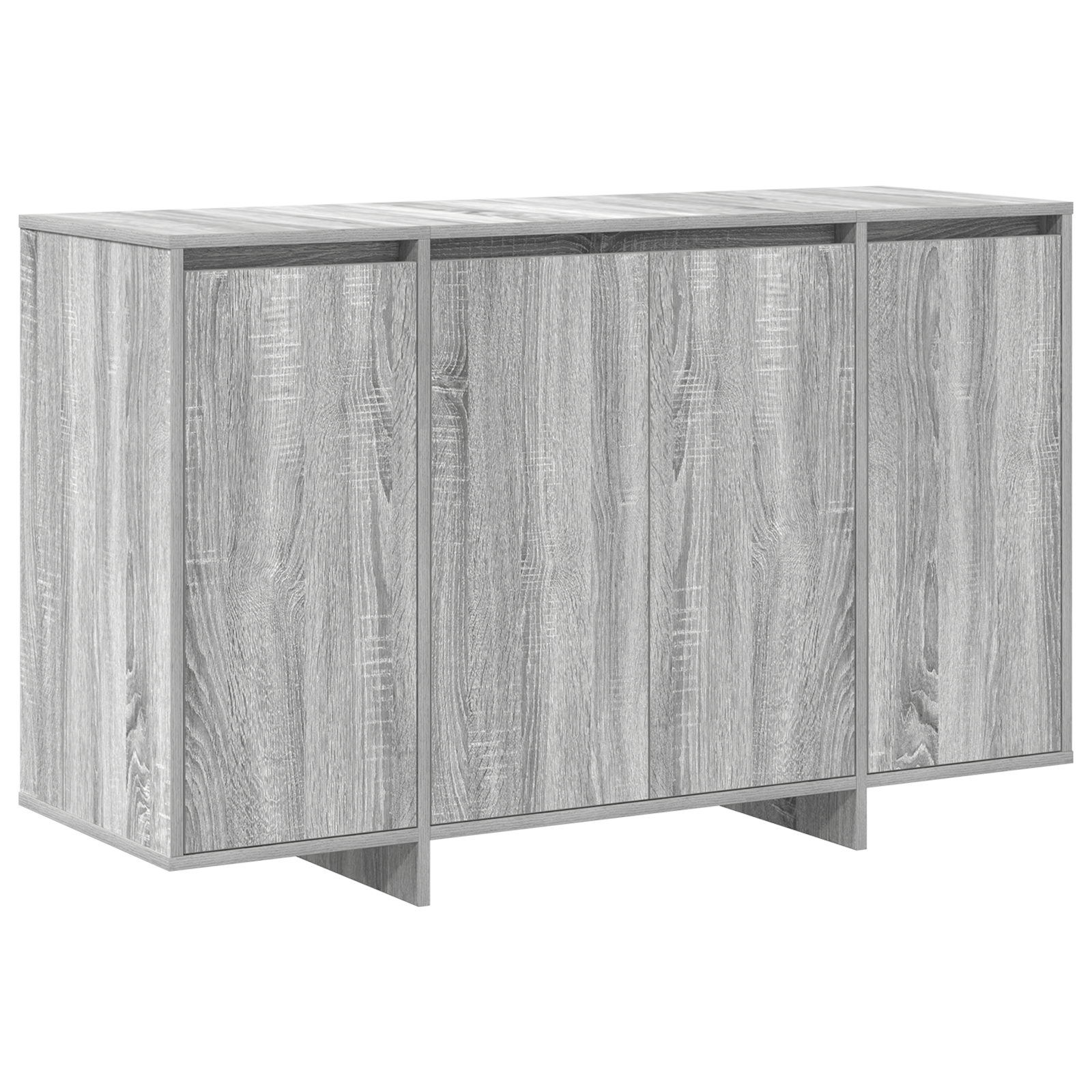 bufet gri sonoma lemn prelucrat 120 x 41 x 75 cm — imaginea 2