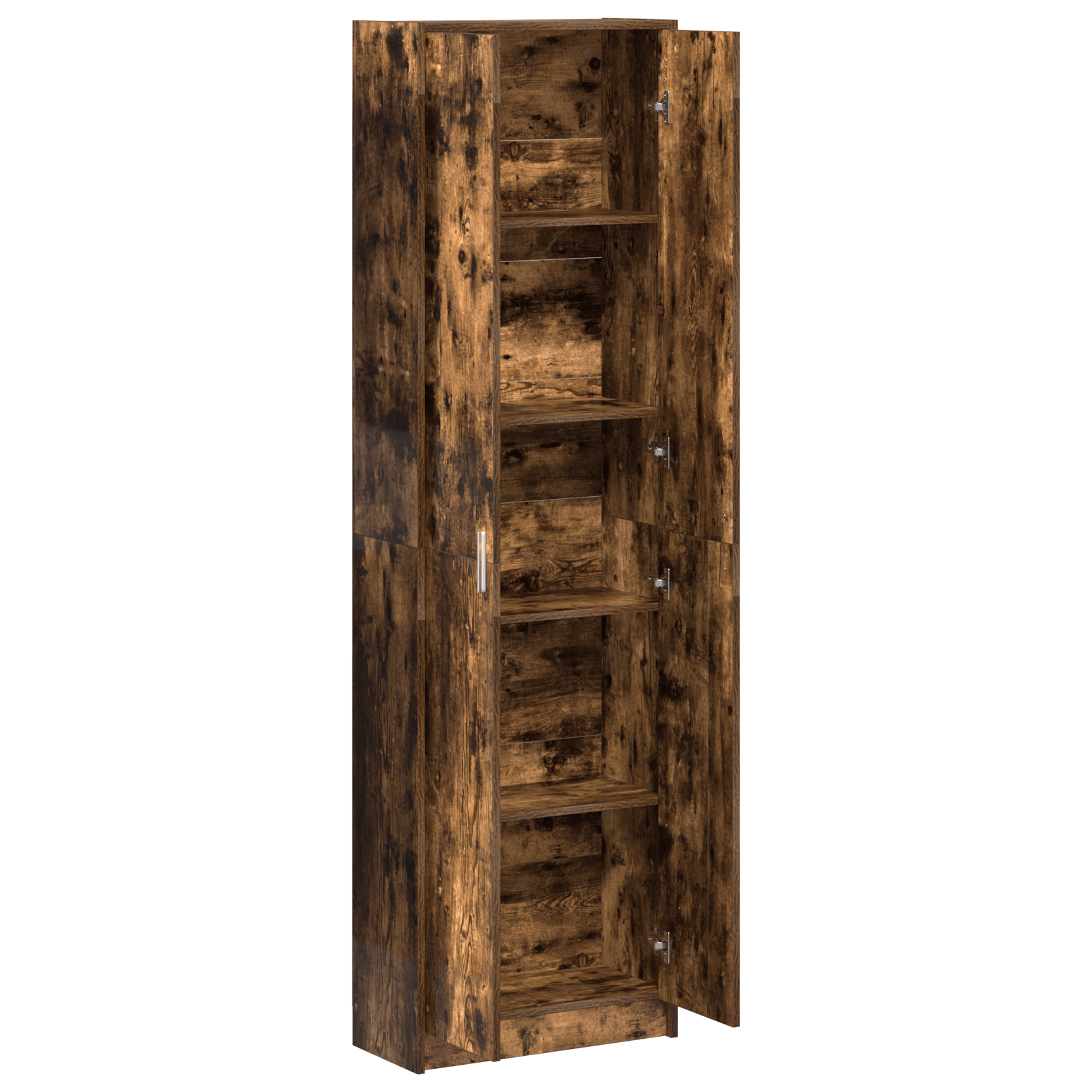 Dulap Stejar Afumat 55x25x189 cm Lemn Prelucrat — imaginea 5