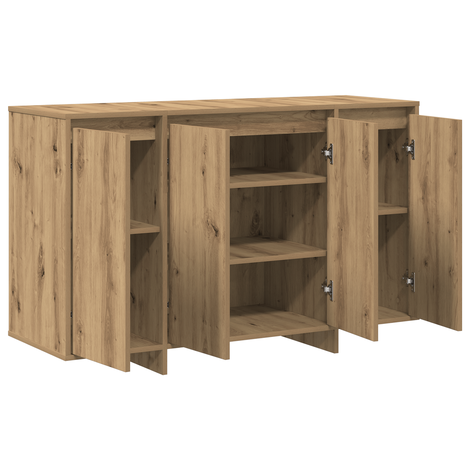 Bufet din stejar Stejar artizanal Lemn ingineresc 120 x 41 x 75 cm — imaginea 5
