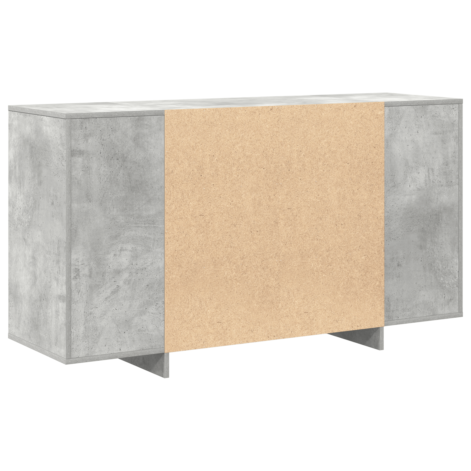 Bufet gri din beton Beton gri Lemn prelucrat 135 x 41 x 75 cm — imaginea 8