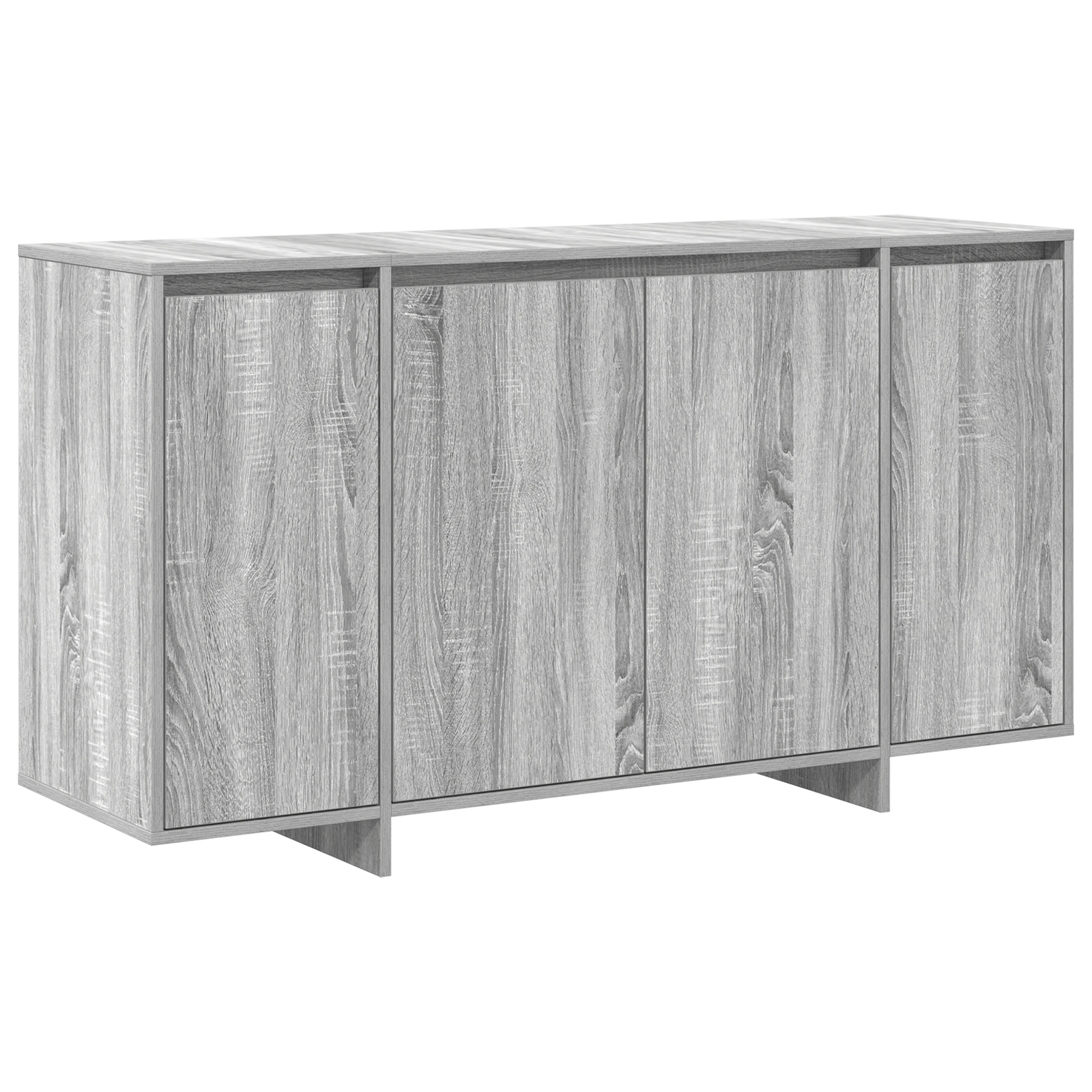 Bufet Gri Gri Sonoma Lemn prelucrat 135 x 41 x 75 cm Bufet Gri — imaginea 2