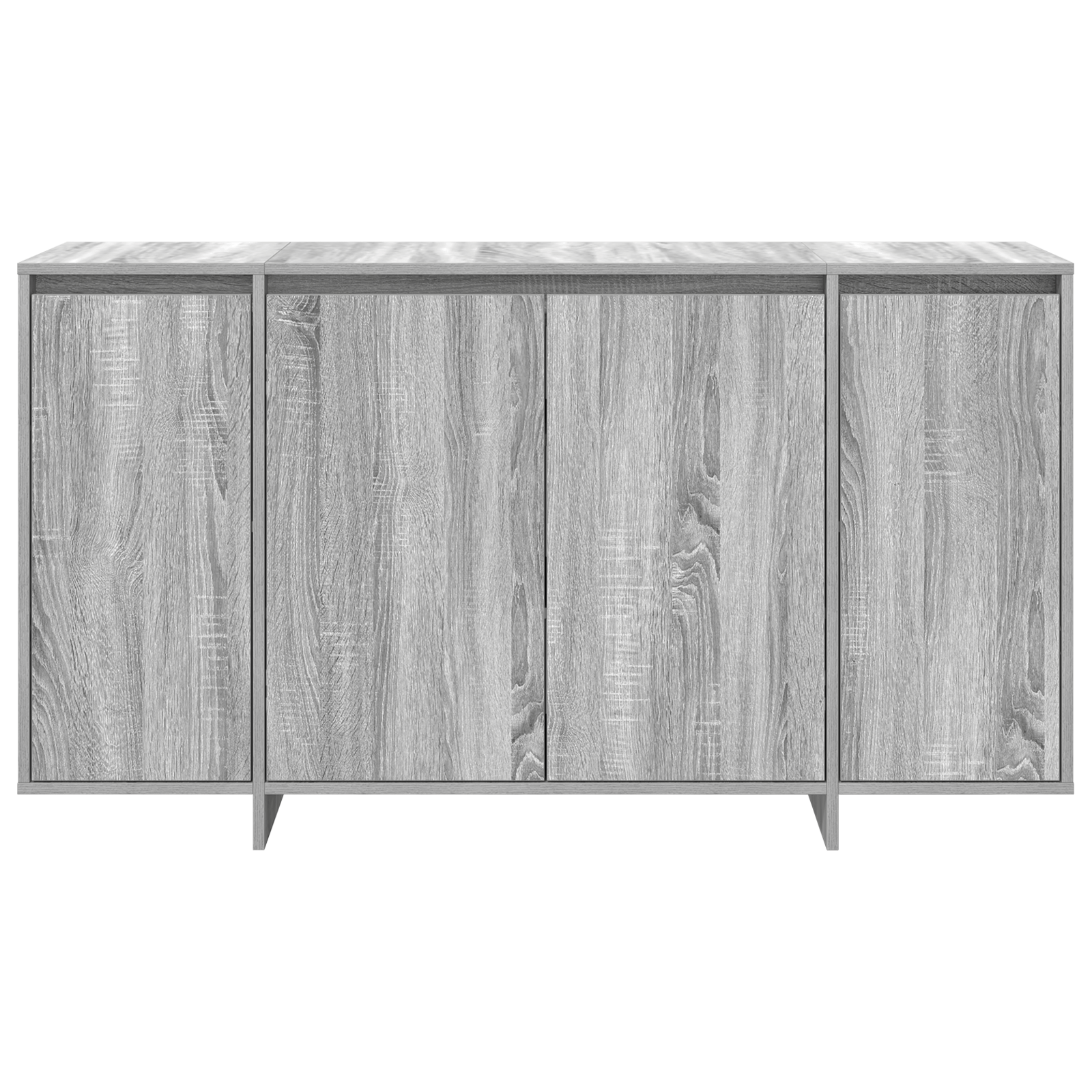 Bufet Gri Gri Sonoma Lemn prelucrat 135 x 41 x 75 cm Bufet Gri — imaginea 6