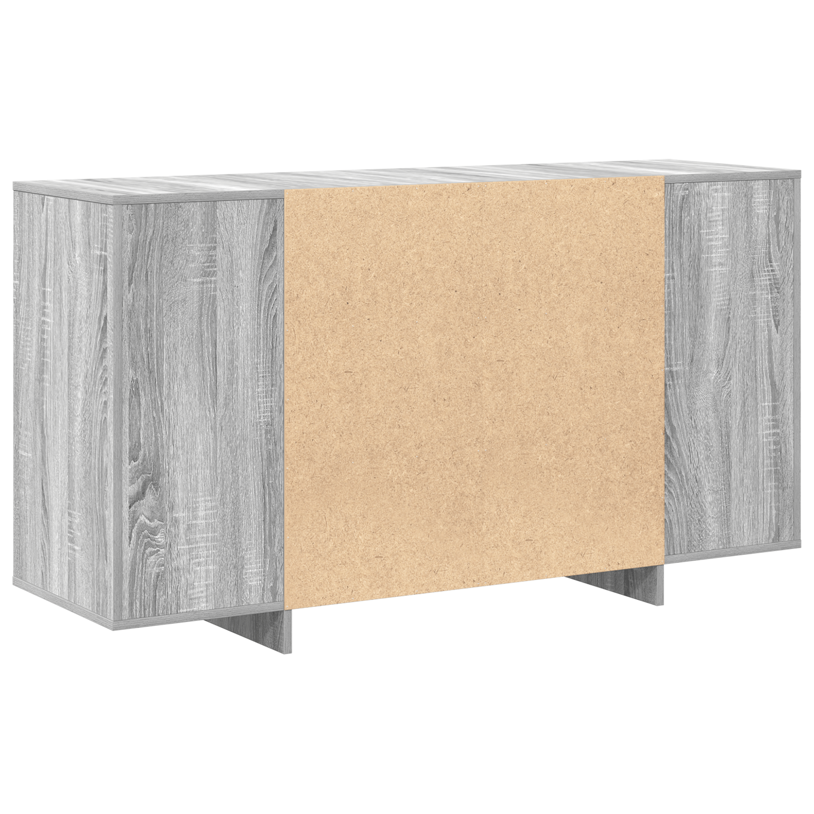 Bufet Gri Gri Sonoma Lemn prelucrat 135 x 41 x 75 cm Bufet Gri — imaginea 8