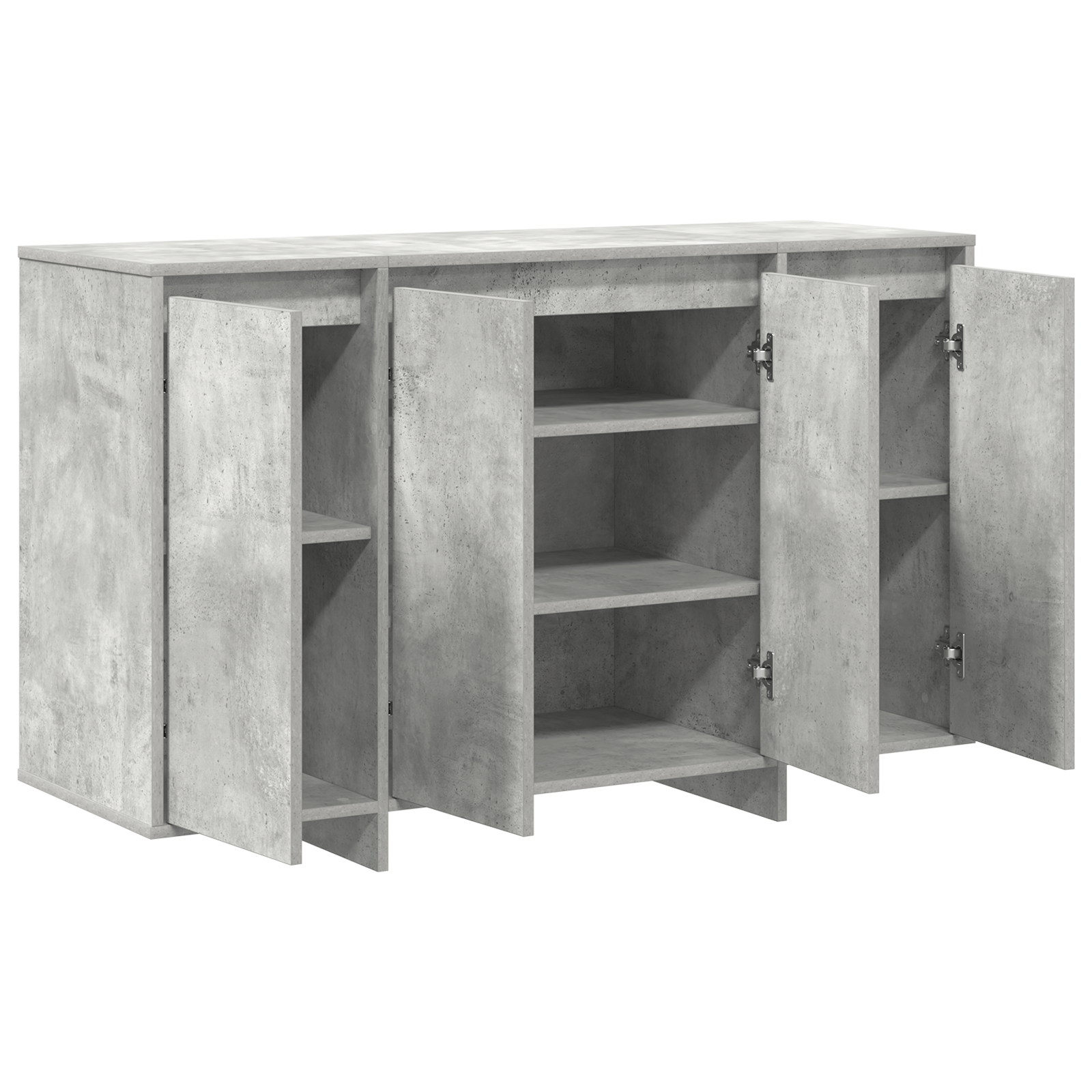 Bufet Gri din Beton Gri din Beton Lemn Prelucrat 120 x 41 x 75 cm — imaginea 5