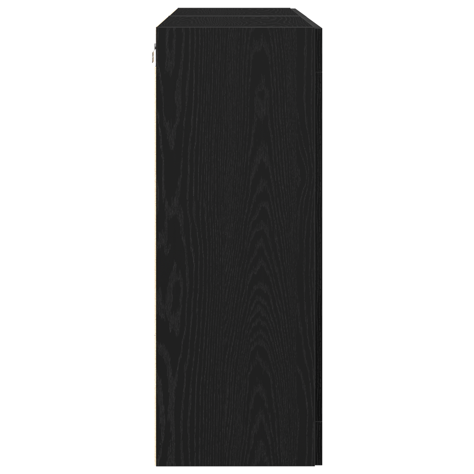 Dulapuri Montate pe Perete 2 buc Negru Stejar 69,5x34x90 cm Lemn Prelucrat — imaginea 7