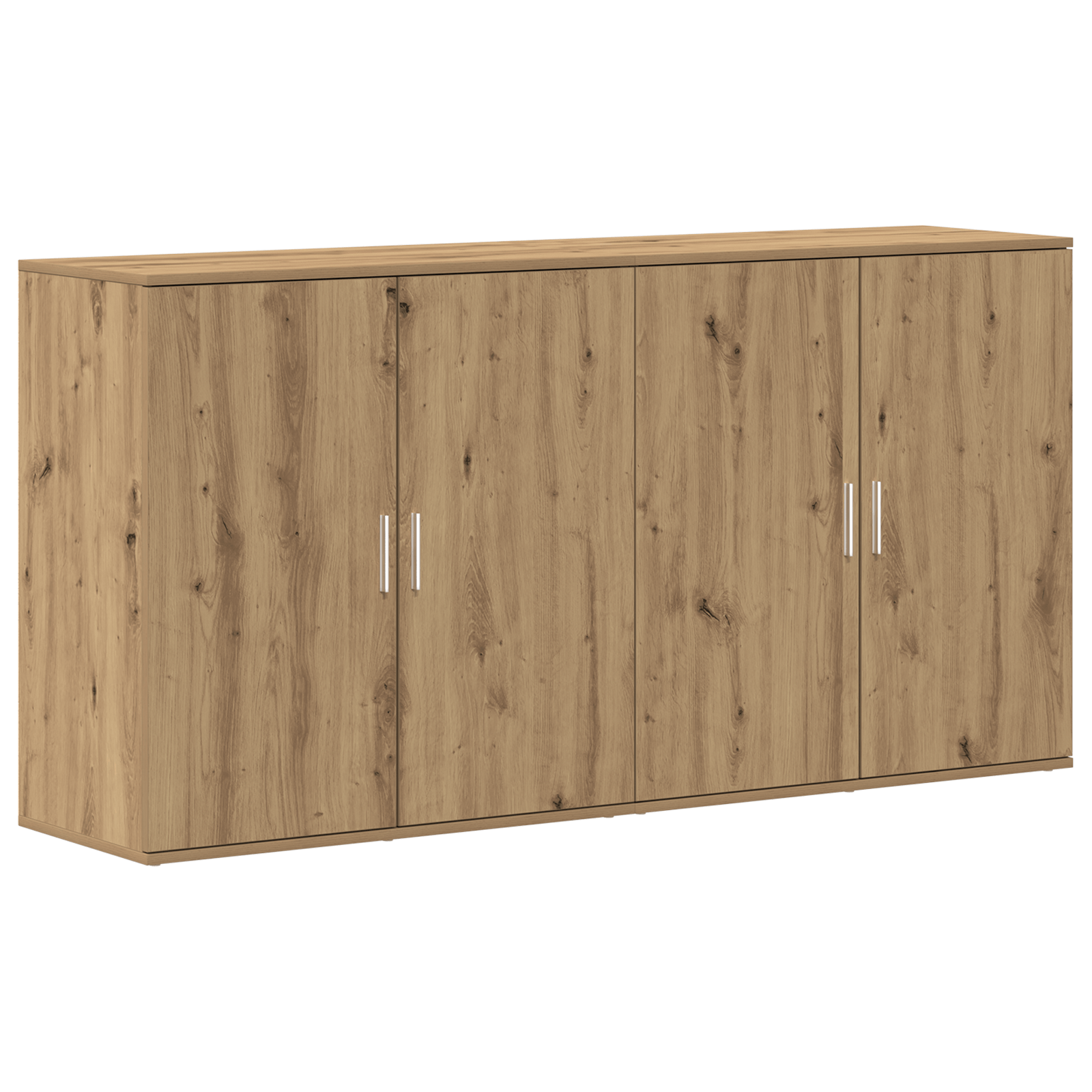 Bufete 2 pcs Stejar Artisan 79x38x80 cm Lemn prelucrat — imaginea 2