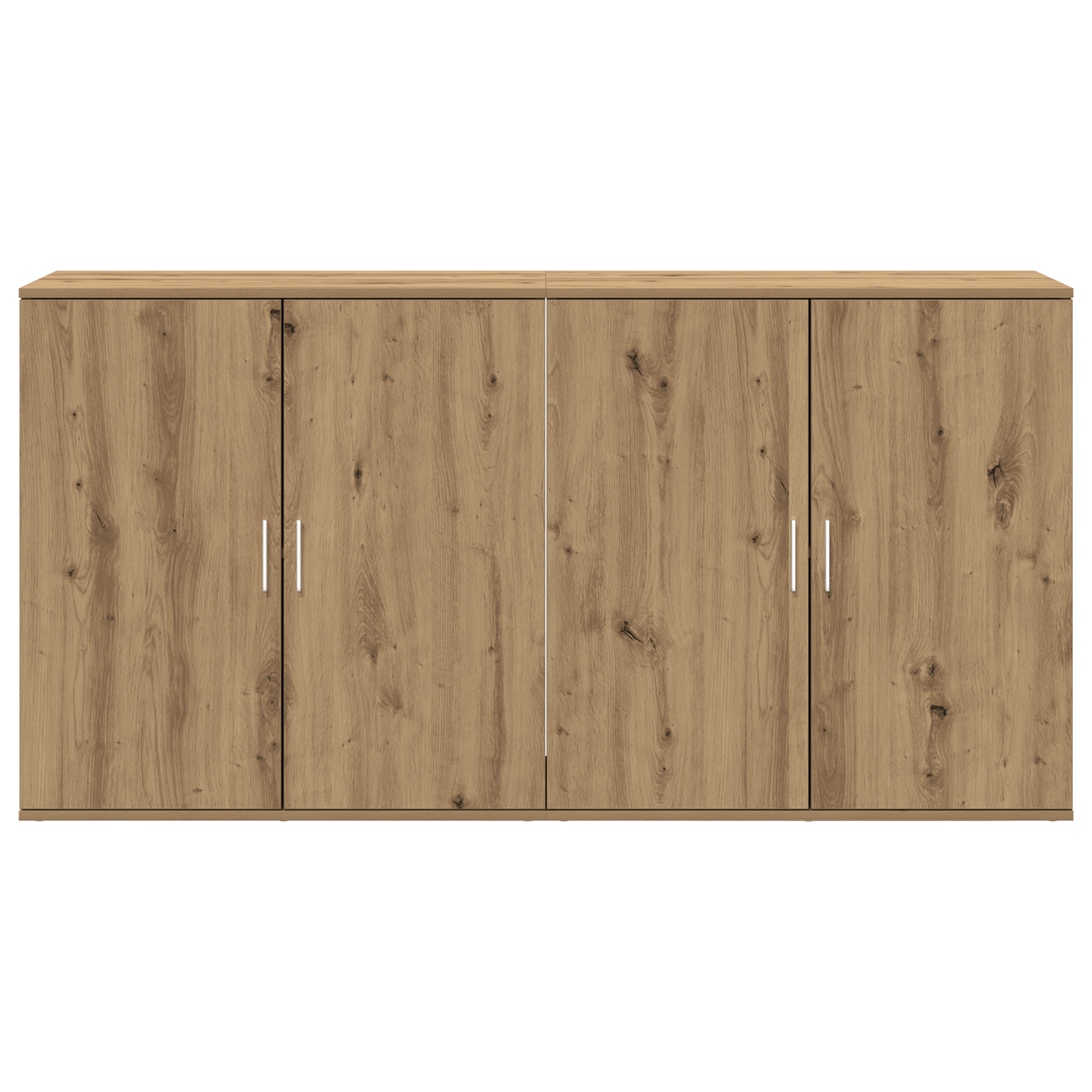 Bufete 2 pcs Stejar Artisan 79x38x80 cm Lemn prelucrat — imaginea 6