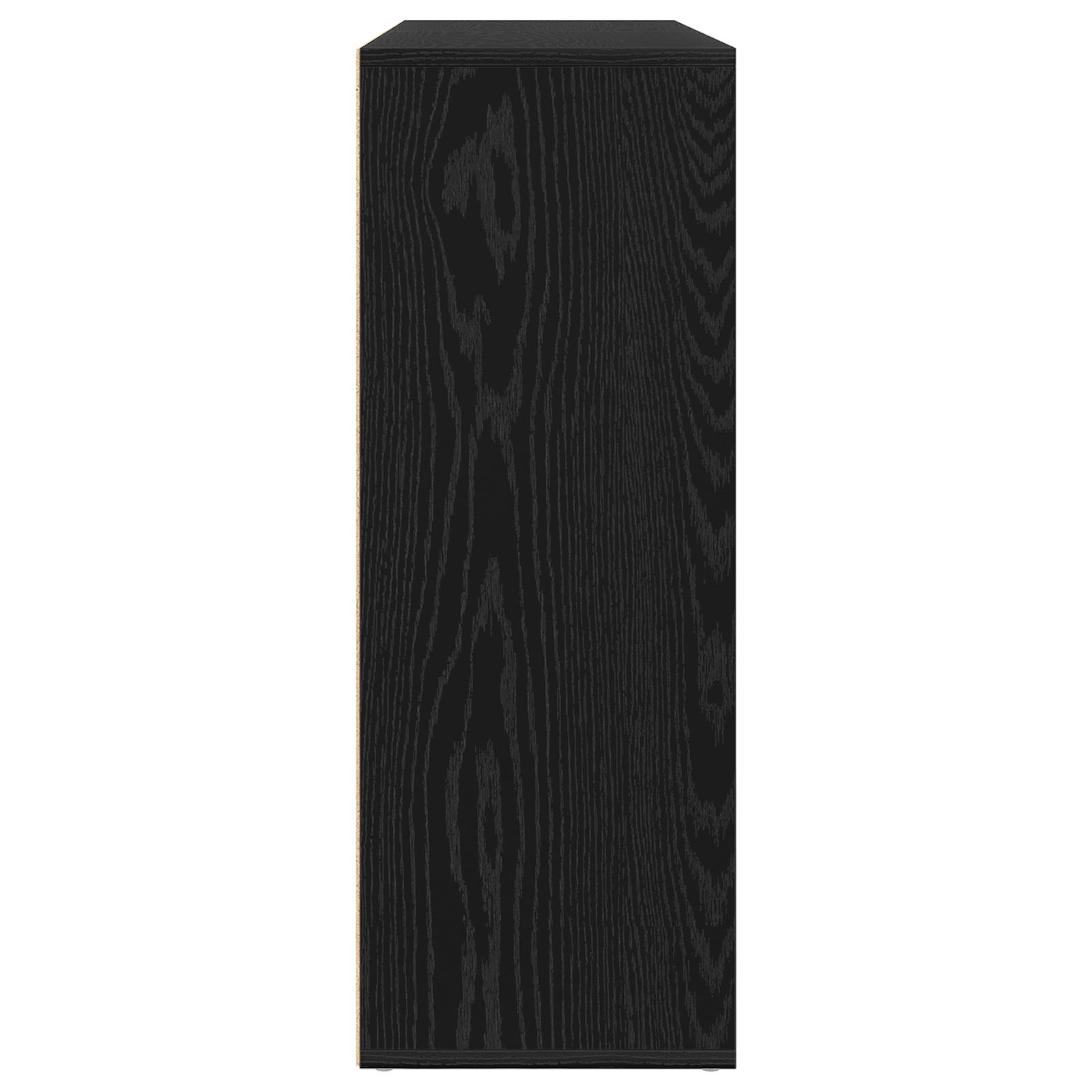 Bufete 2 buc Negru Stejar 60x31x84 cm Lemn Ingineresc — imaginea 7