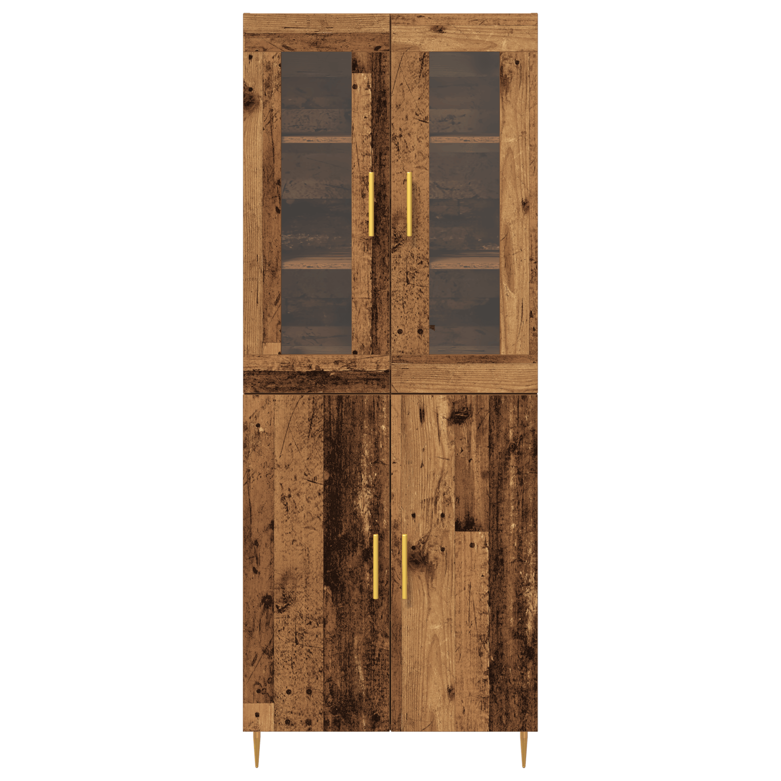 Highboard Lemn vechi 69.5x34x180 cm Lemn inginerizat — imaginea 6