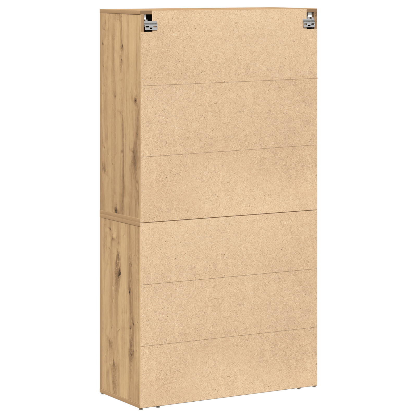 Biblioteca inalta Artisan Oak 80x33x150 cm Lemn prelucrat — imaginea 8