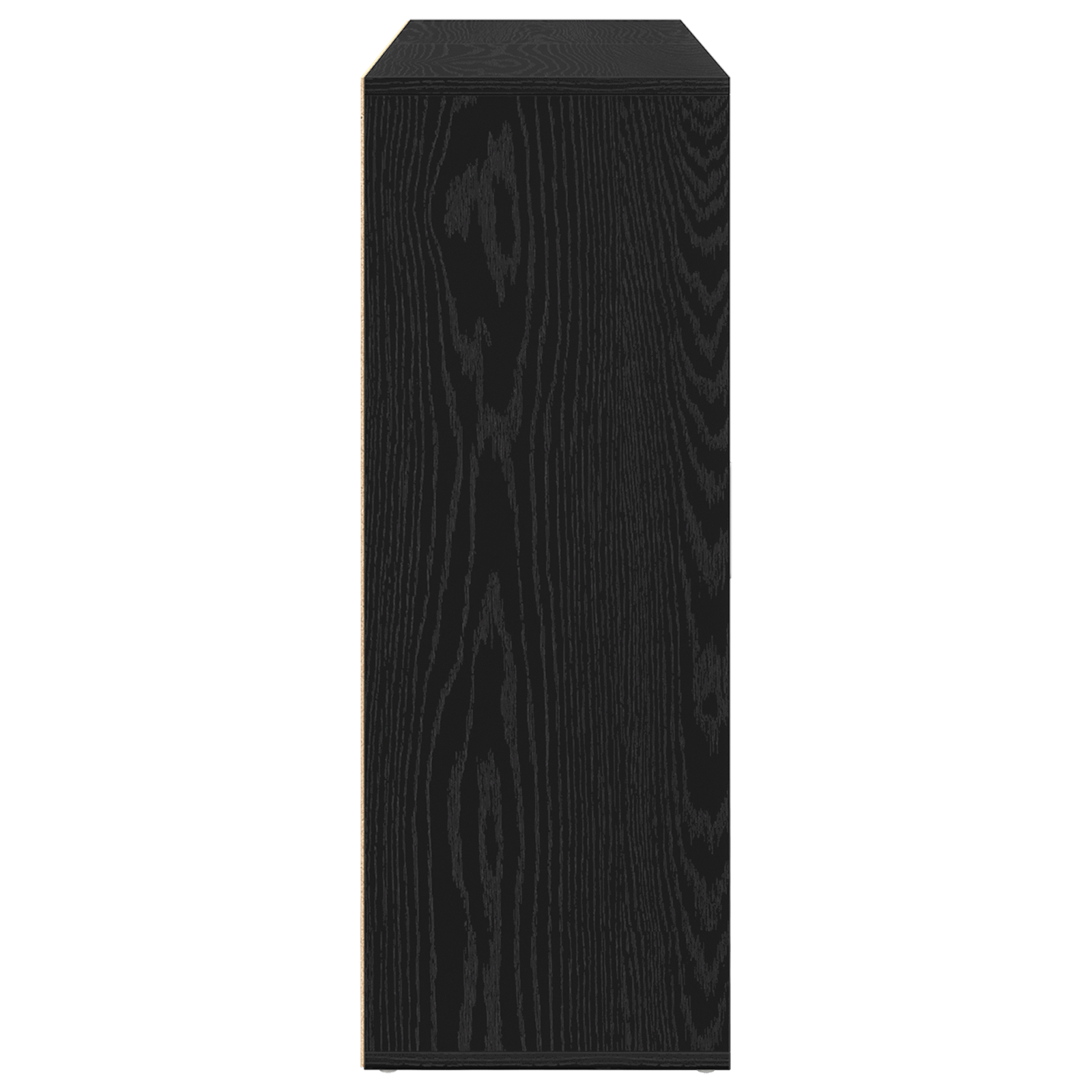 Servante 2 buc Negru Stejar 60x31x84 cm Lemn ingineresc — imaginea 7