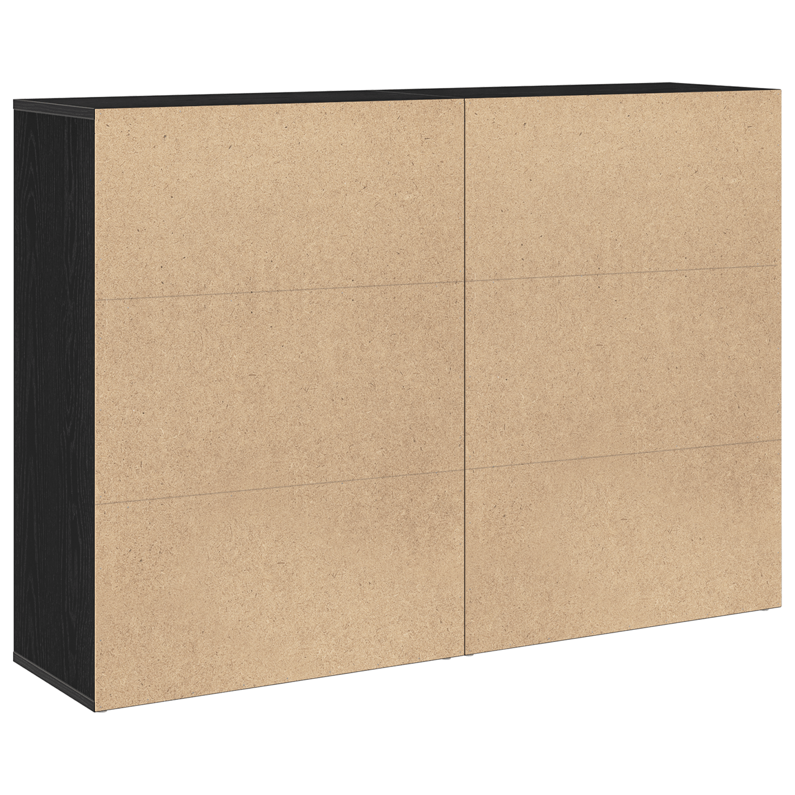 Servante 2 buc Negru Stejar 60x31x84 cm Lemn ingineresc — imaginea 8