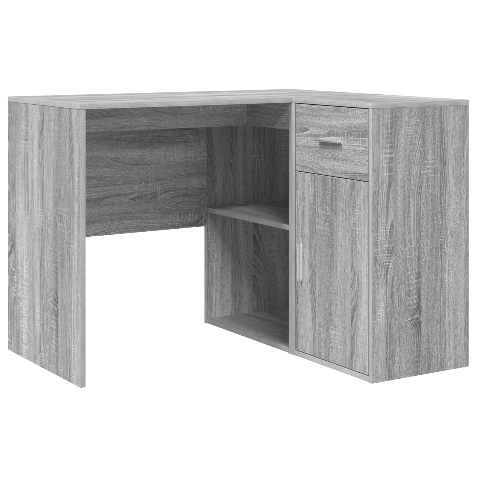 Birou de colt Gri Sonoma 102x88x75 cm — imaginea 2