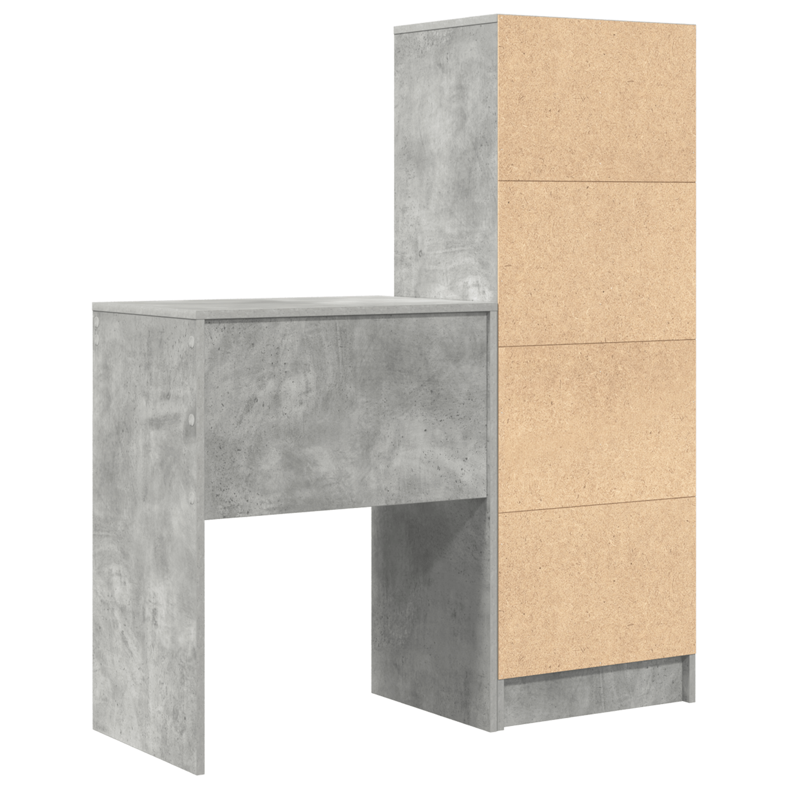 Birou cu depozitare Gri beton — imaginea 8