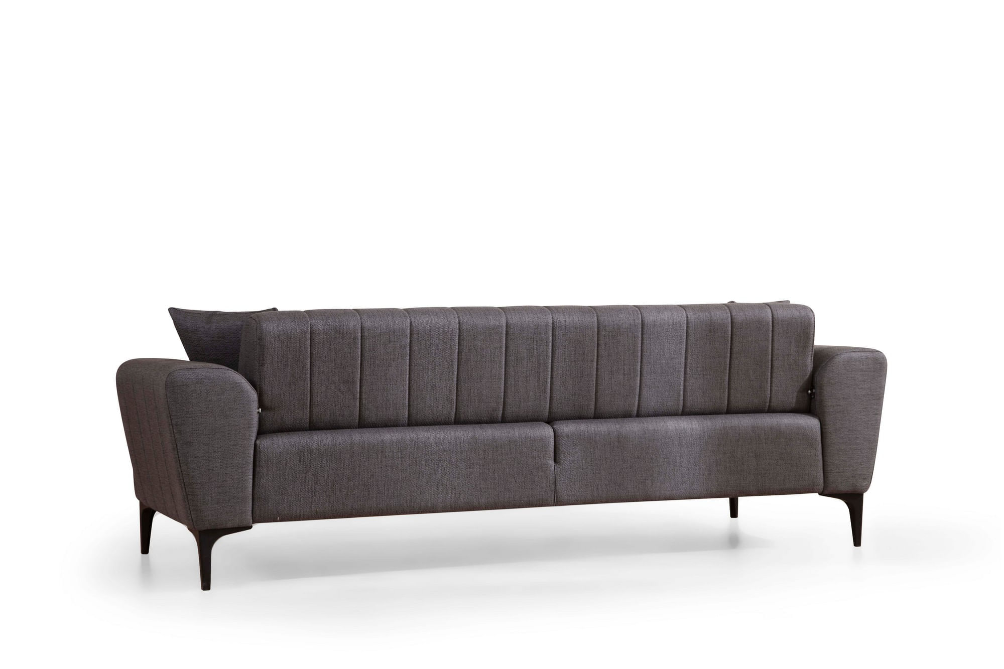 Canapea extensibila, Atelier Del Sofa, lemn fag si placi aglomerate, gri inchis, 230x95x77 cm — imaginea 6