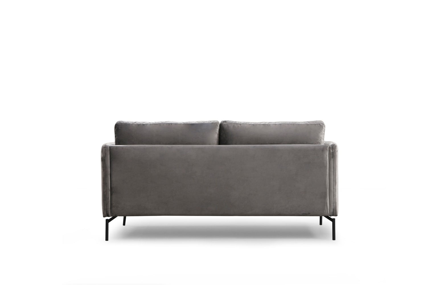 Canapea 2 locuri, Hanah Home, lemn fag, gri, 177x87x90 cm — imaginea 5