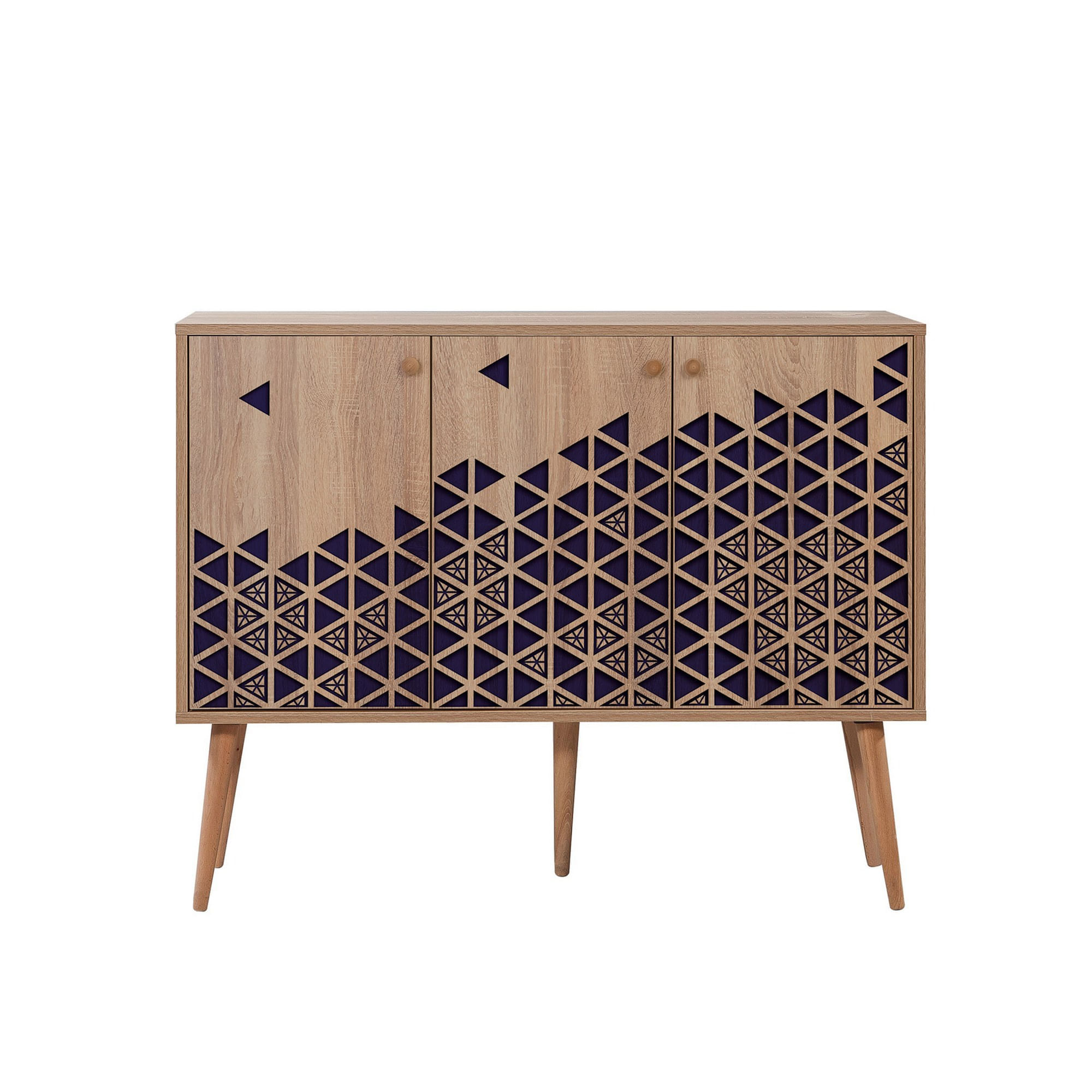 Consola, Hanah Home, pal melaminat, stejar sonoma, 120x36x90 cm, 863SPH3418