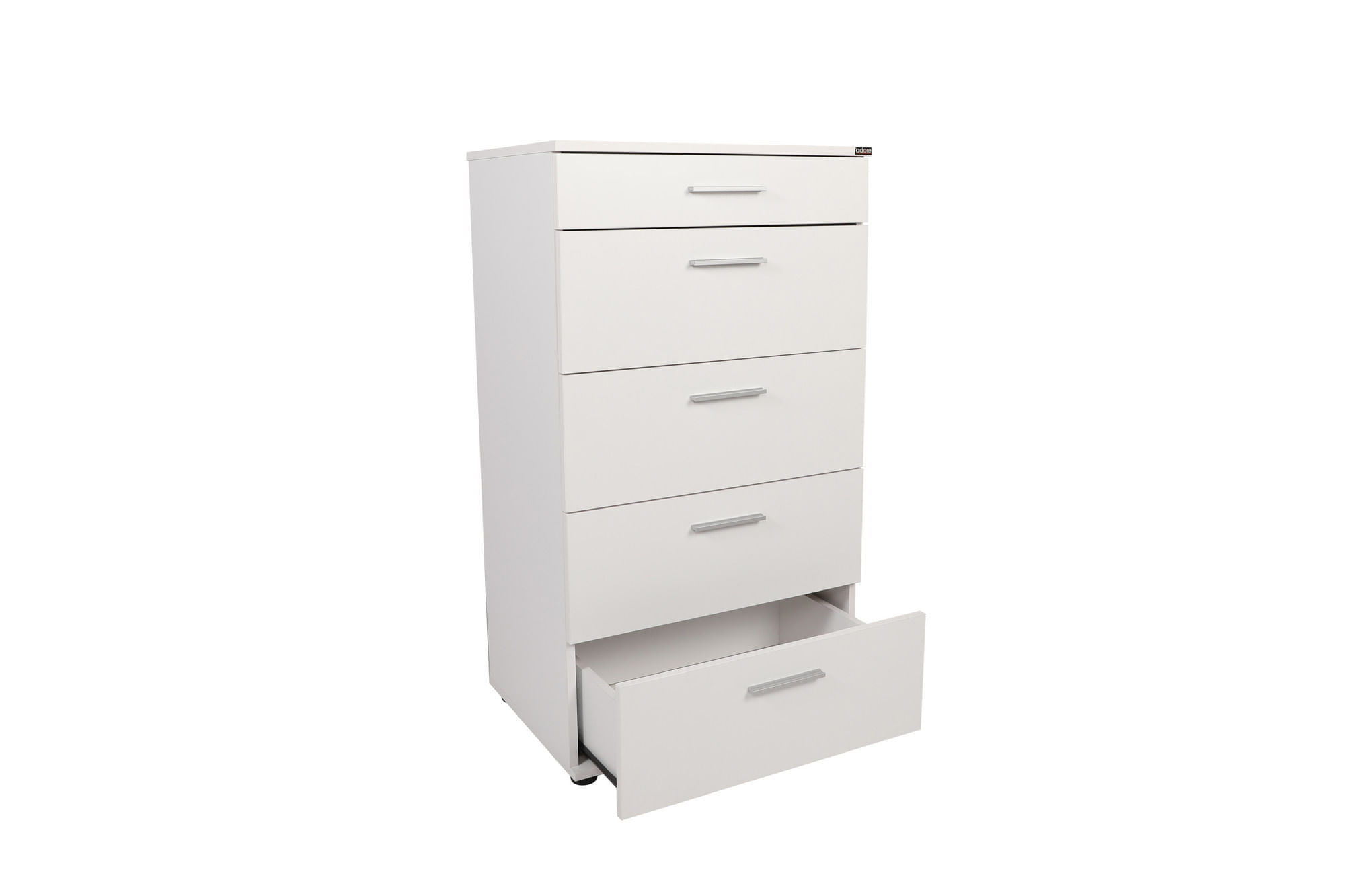 Comoda, Hanah Home, pal melaminat, alb, 60x44x108 cm — imaginea 9