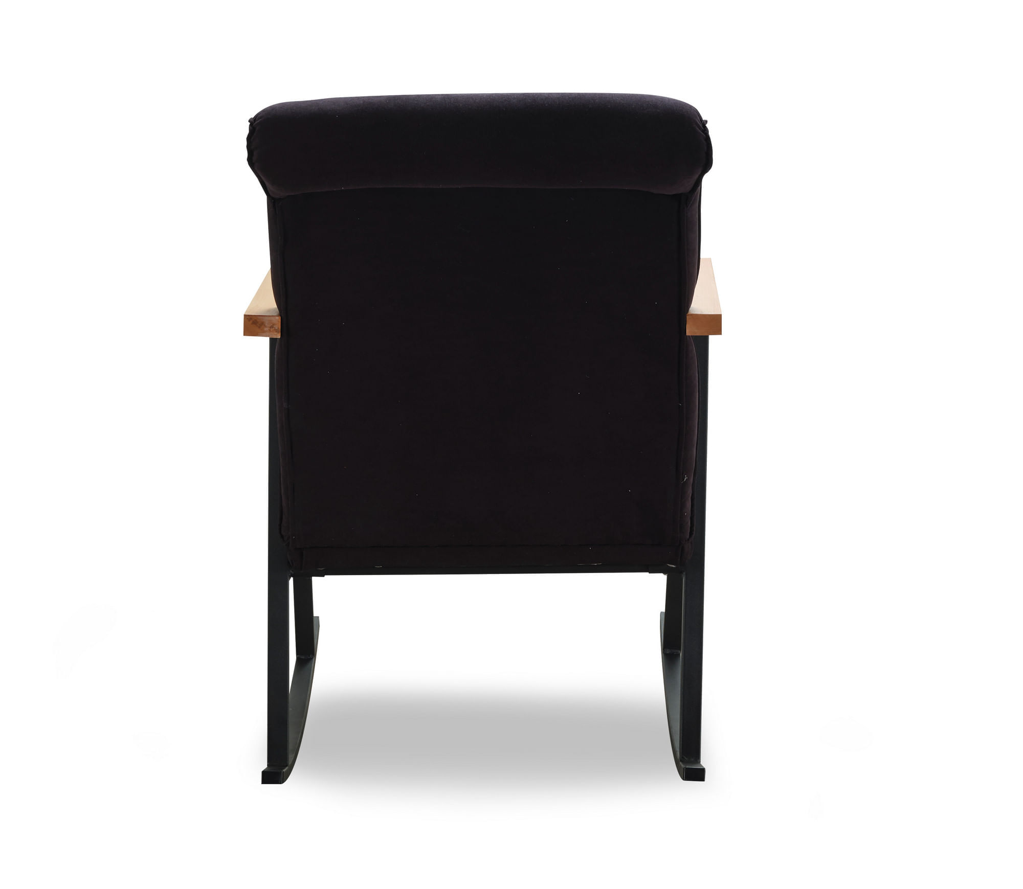 Fotoliu balansoar, Atelier Del Sofa, metal, negru, 65x55x44 cm — imaginea 3