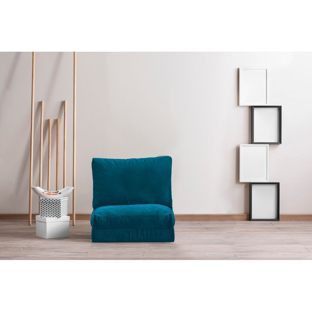 Canapea extensibila, Hanah Home, metal, verde, 60x68x62 cm — imaginea 4