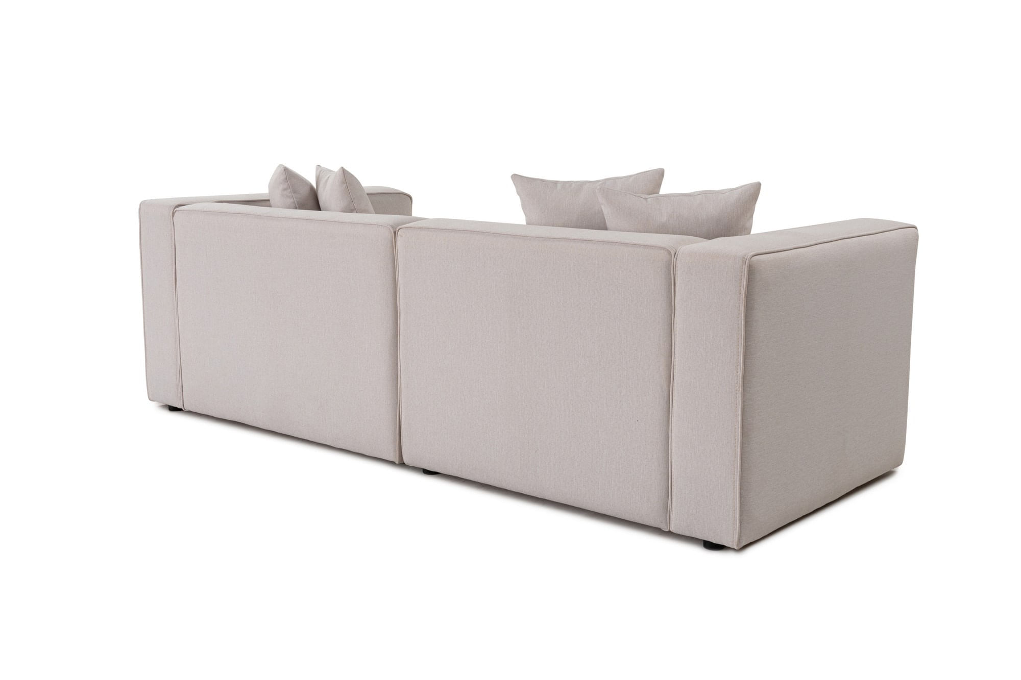 Canapea 2 locuri, Atelier Del Sofa, tesatura texturata, ecru, 220x90x69 cm — imaginea 6