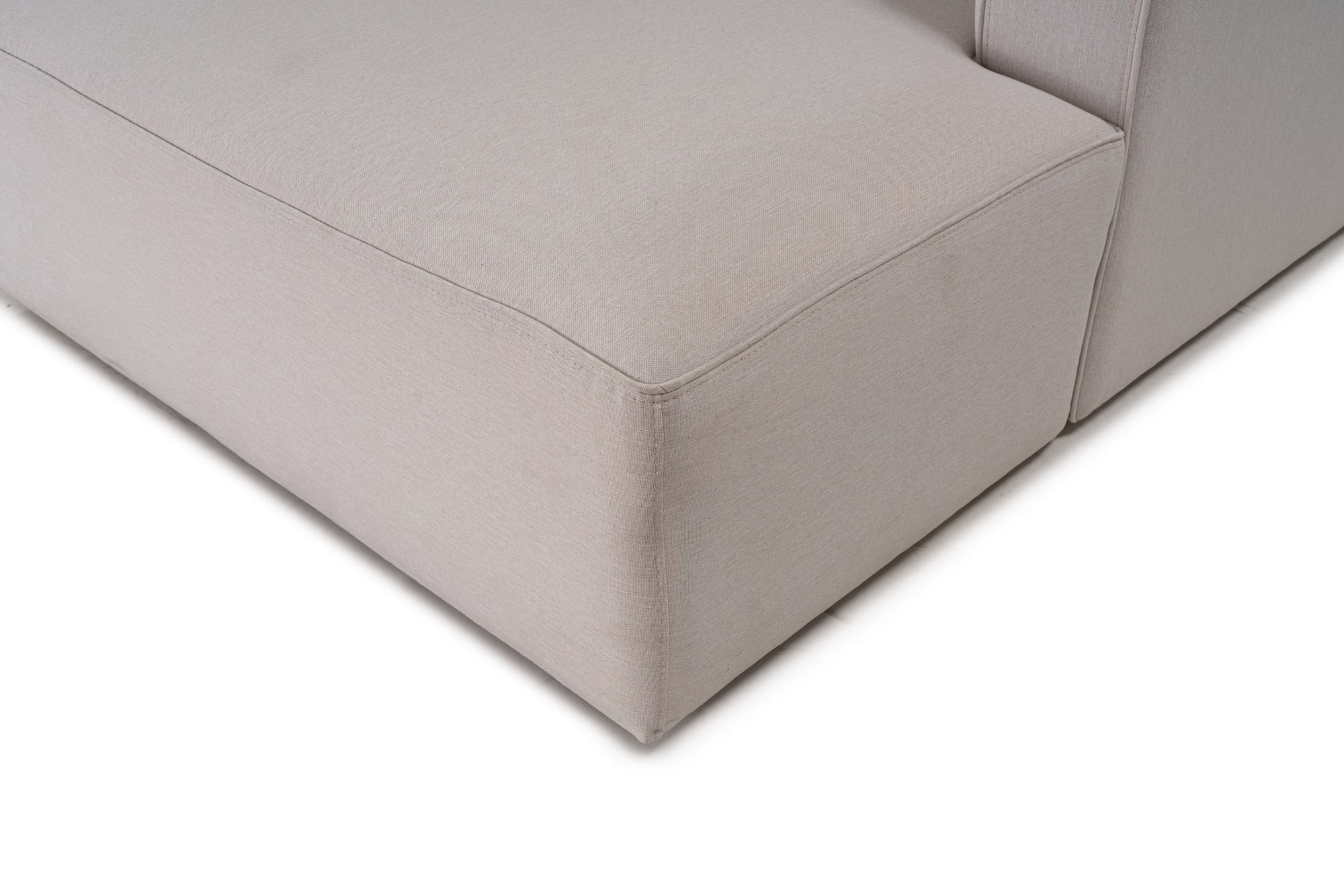 Canapea 2 locuri, Atelier Del Sofa, tesatura texturata, ecru, 220x90x69 cm — imaginea 8