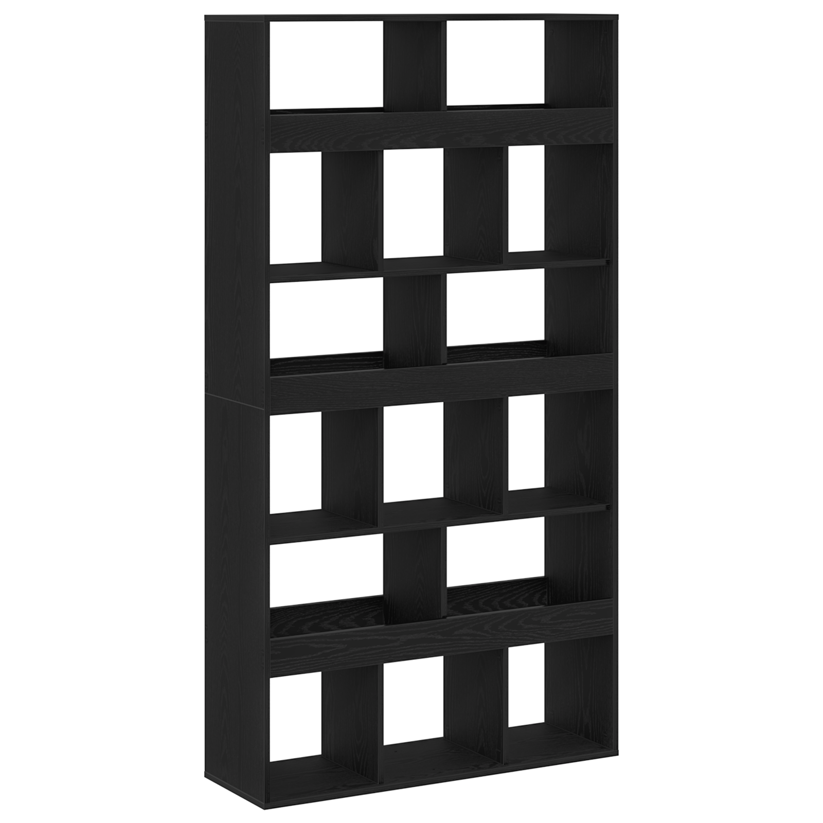 Suport de plante, stejar negru, 140x30x140 cm lemn prelucrat — imaginea 5