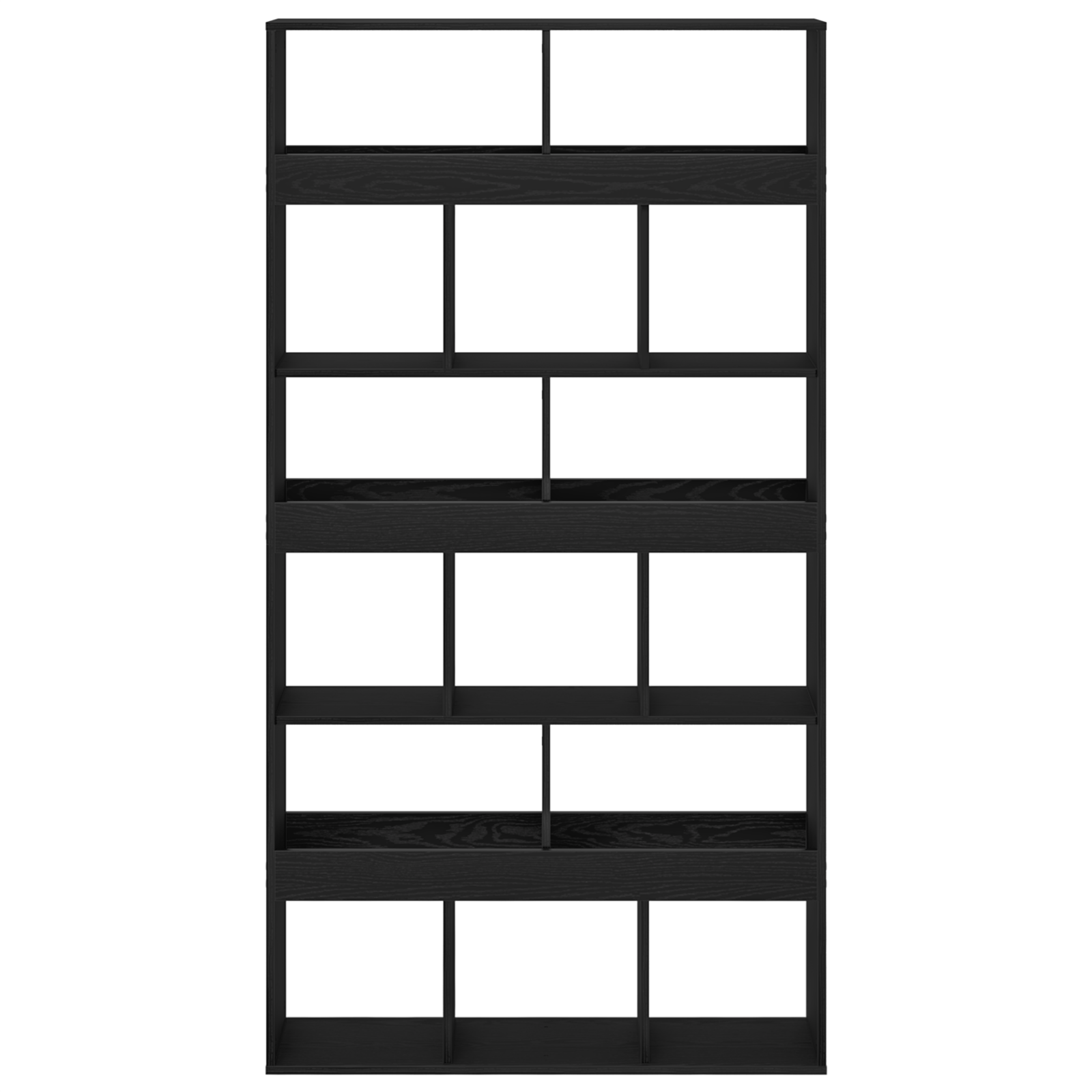 Suport de plante, stejar negru, 140x30x140 cm lemn prelucrat — imaginea 6