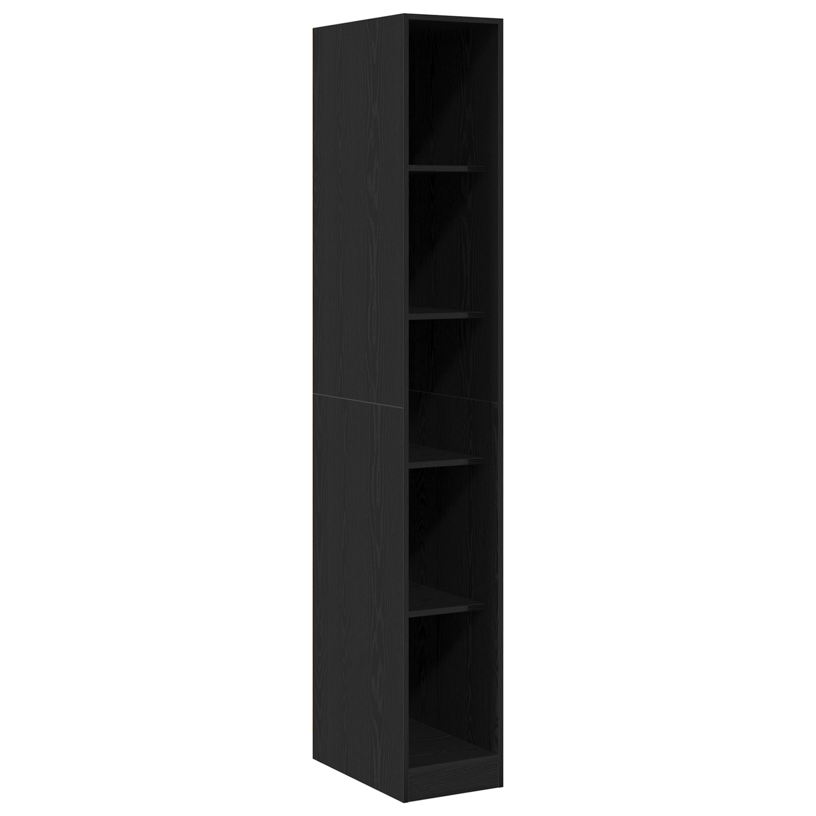 Dulap Stejar Negru - 30x50x200 cm, fabricat din lemn ingineresc — imaginea 2