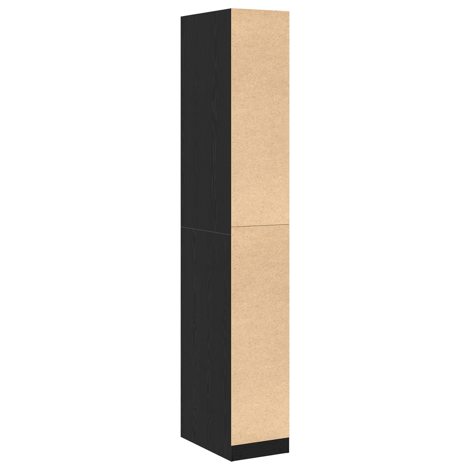 Dulap Stejar Negru - 30x50x200 cm, fabricat din lemn ingineresc — imaginea 5
