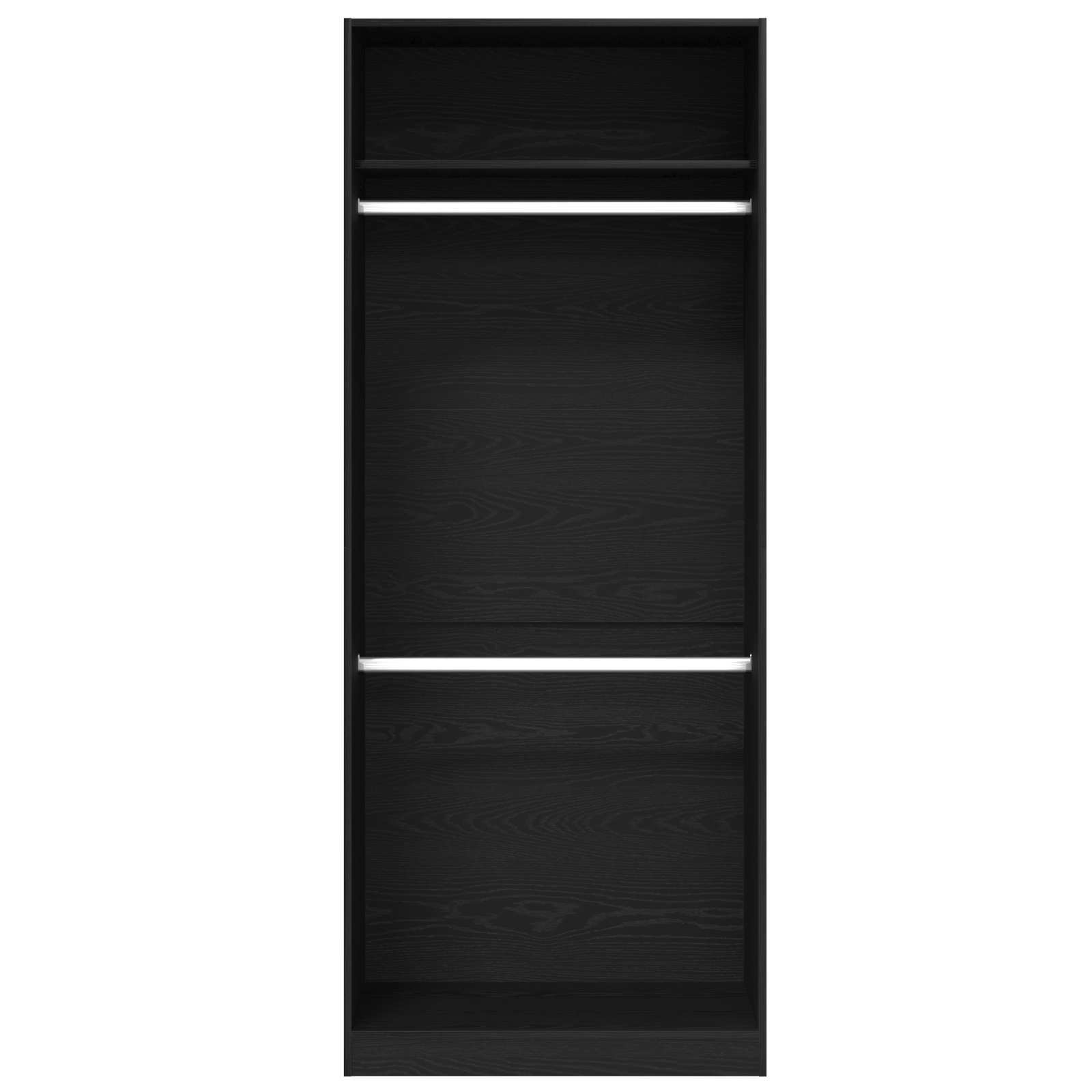 Dulap Negru Stejar 80x50x200 cm din lemn prelucrat — imaginea 6