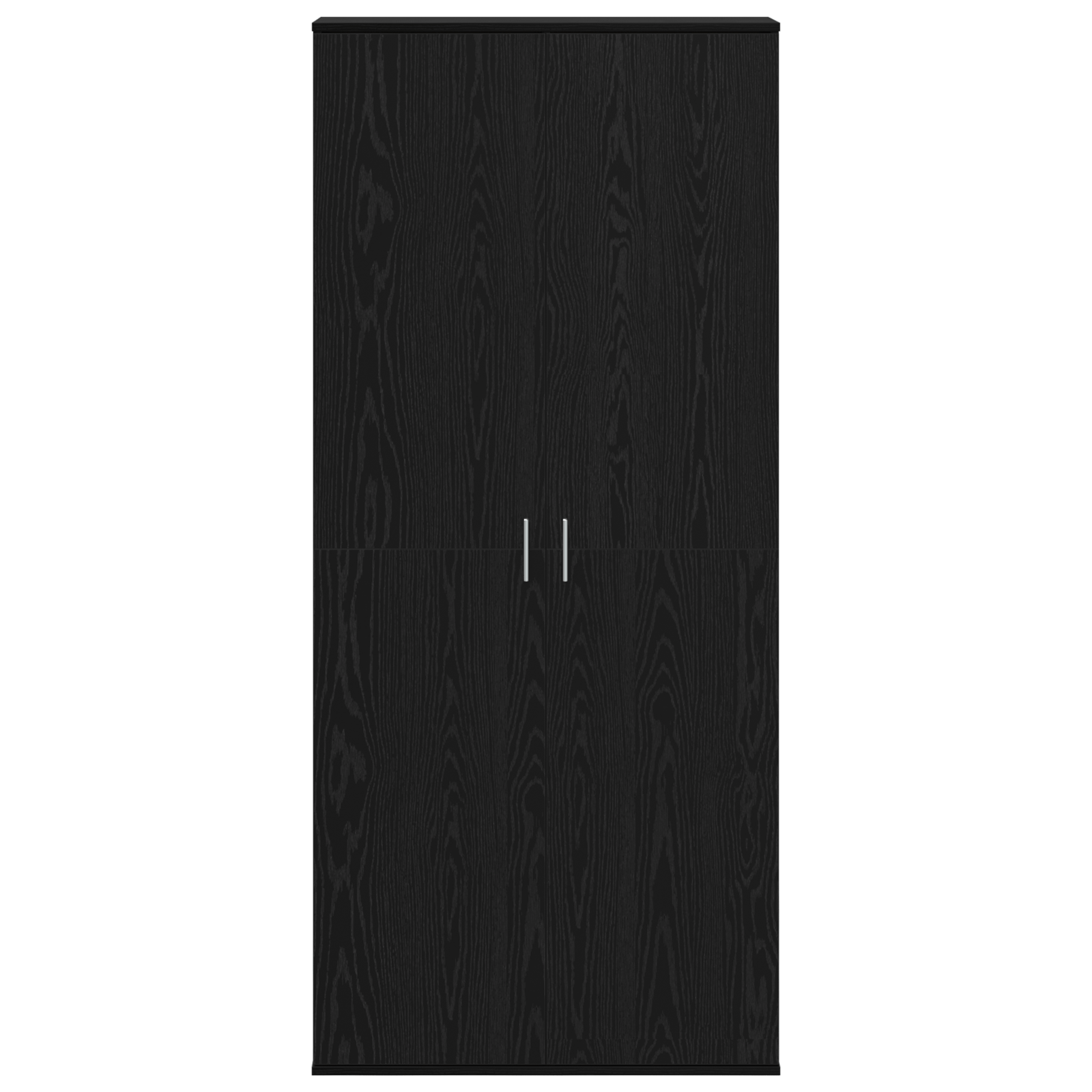 Highboard Stejar Negru 80x35x180 cm Lemn prelucrat — imaginea 5