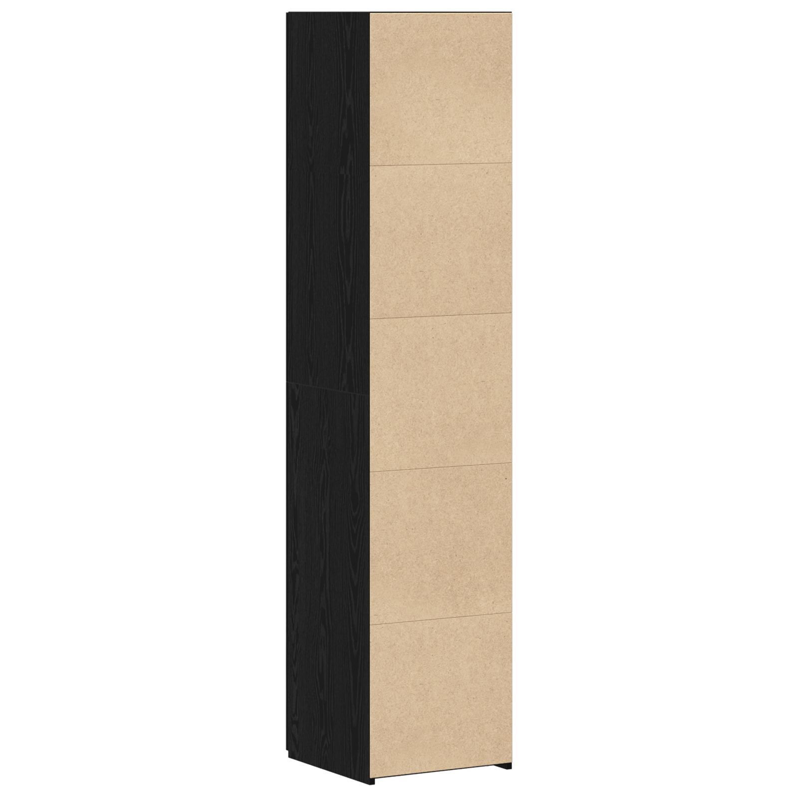 Highboard Stejar Negru 40x42.5x185 cm Lemn prelucrat — imaginea 8