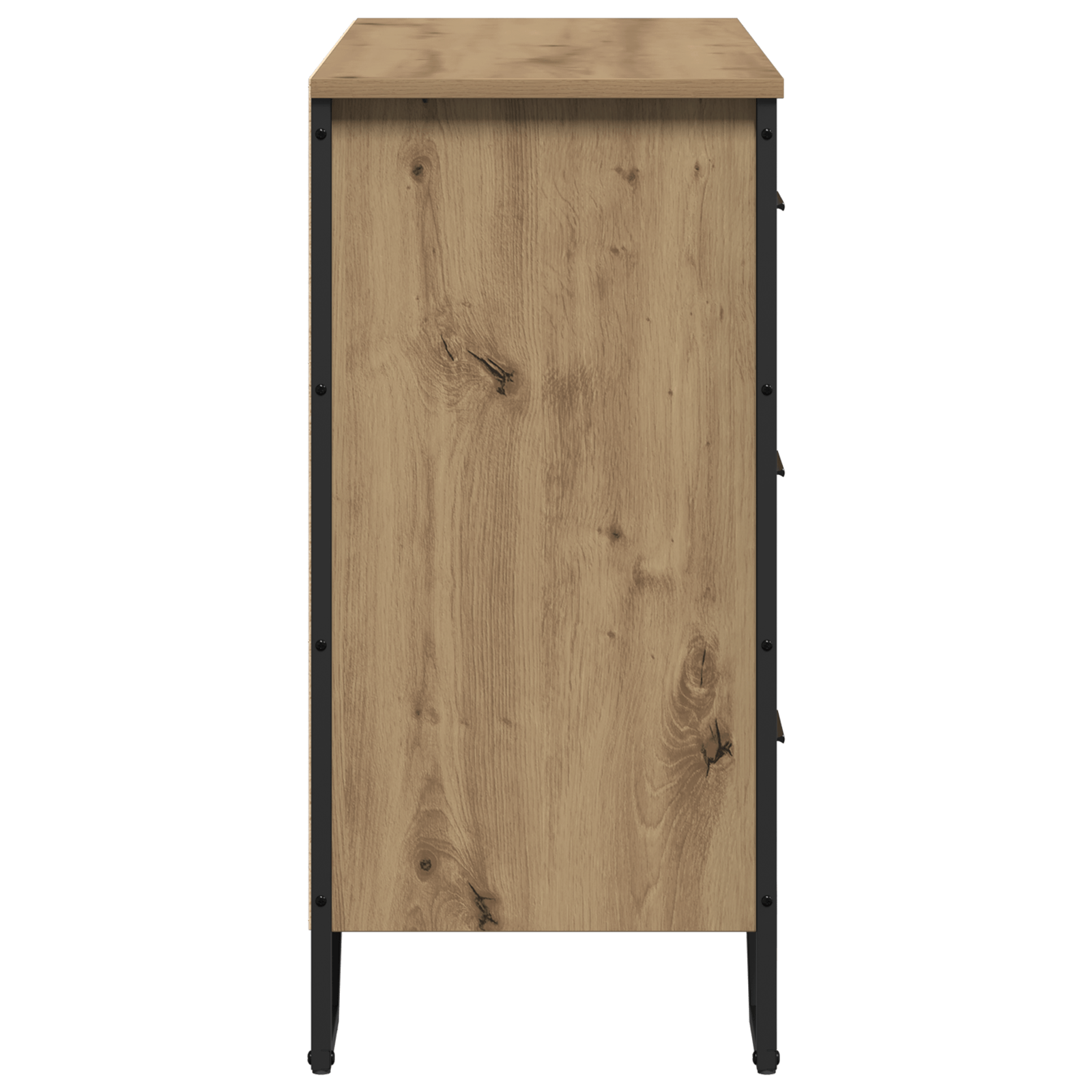 Comoda din Stejar Artizanal 91x35.5x74.5 cm Lemn Inginerizat — imaginea 7
