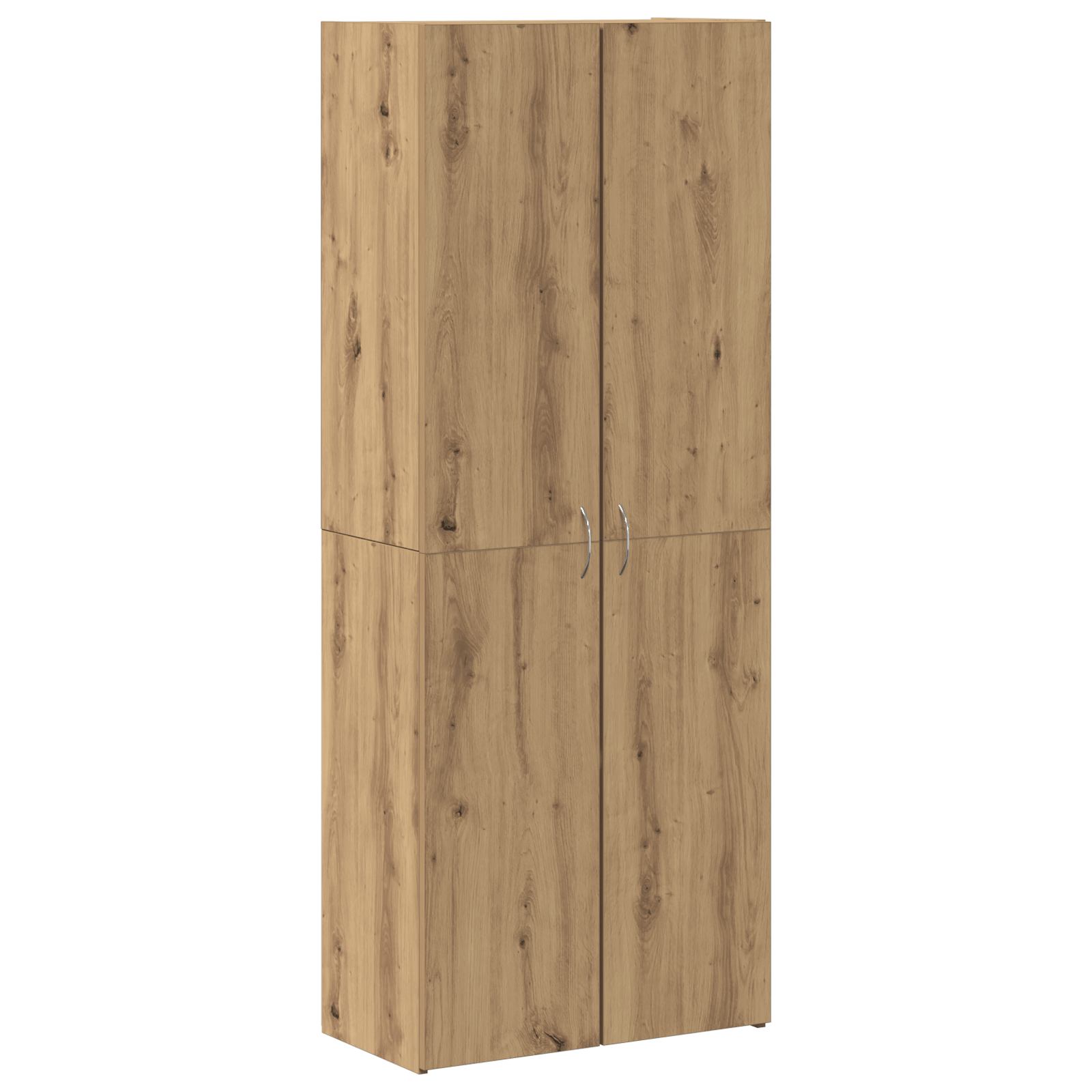 Dulap de Birou Set de 2 Stejar Artisan Lemn ingineresc — imaginea 2
