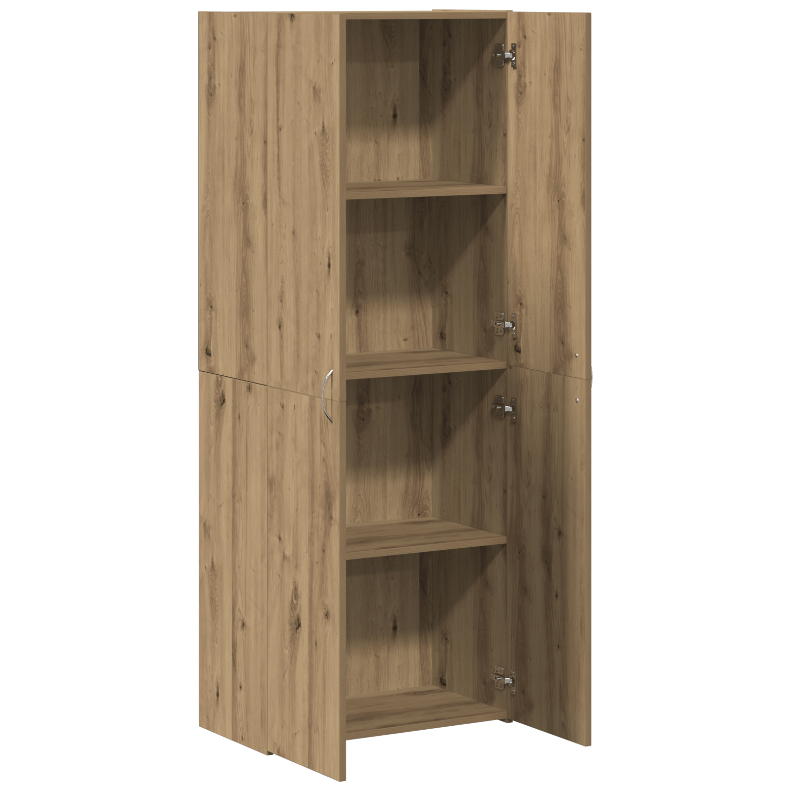 Dulap de Birou Set de 2 Stejar Artisan Lemn ingineresc — imaginea 5