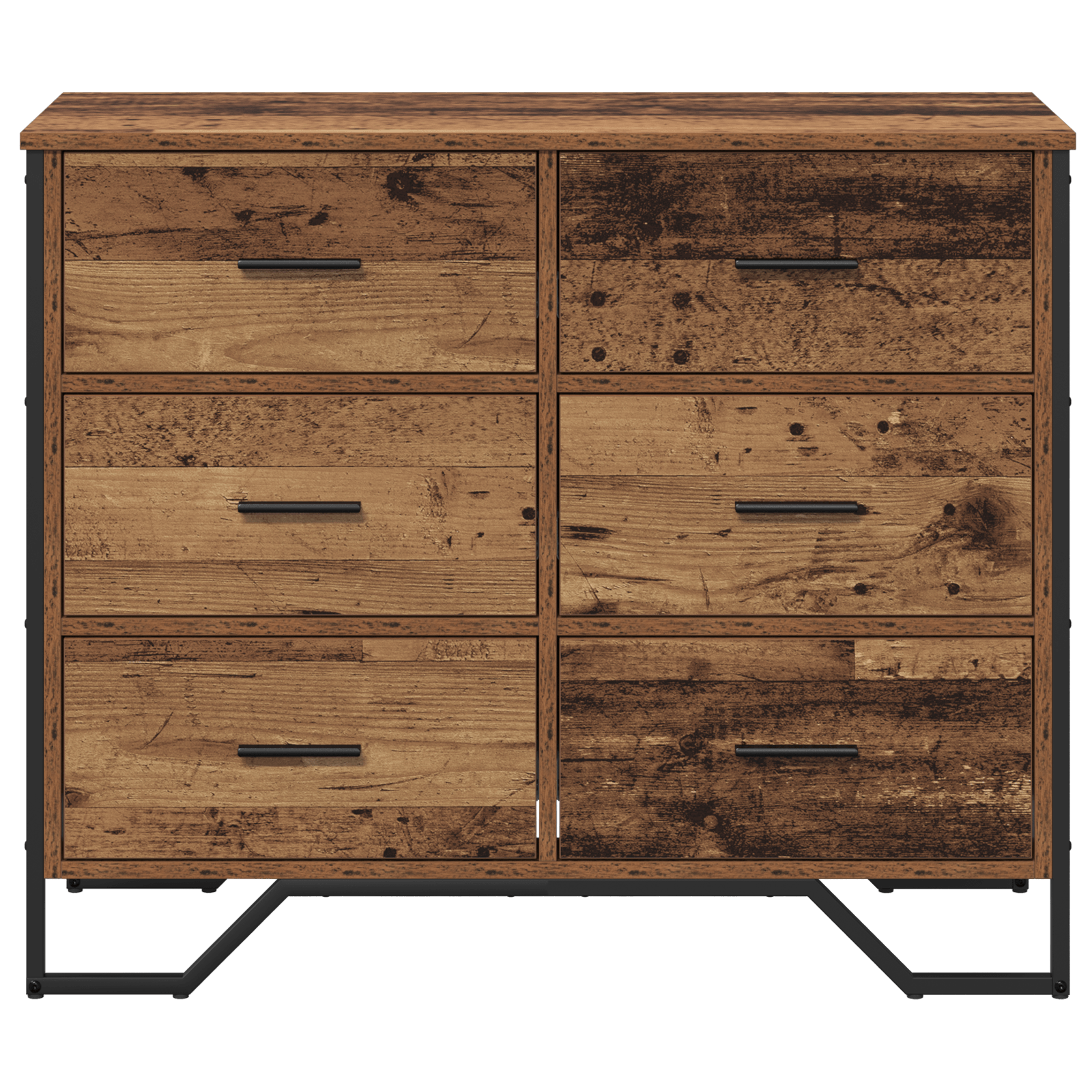 Comoda Lemn Vechi 91x35.5x74.5 cm Lemn Prelucrat — imaginea 6