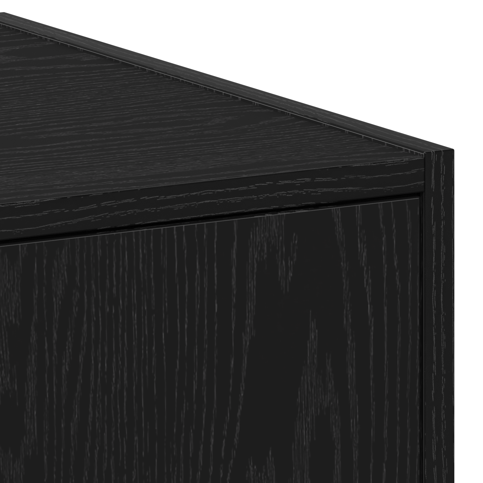 Dulap de Apothecary Negru de Stejar 30x41x174.5 cm din Lemn Stratificat — imaginea 9