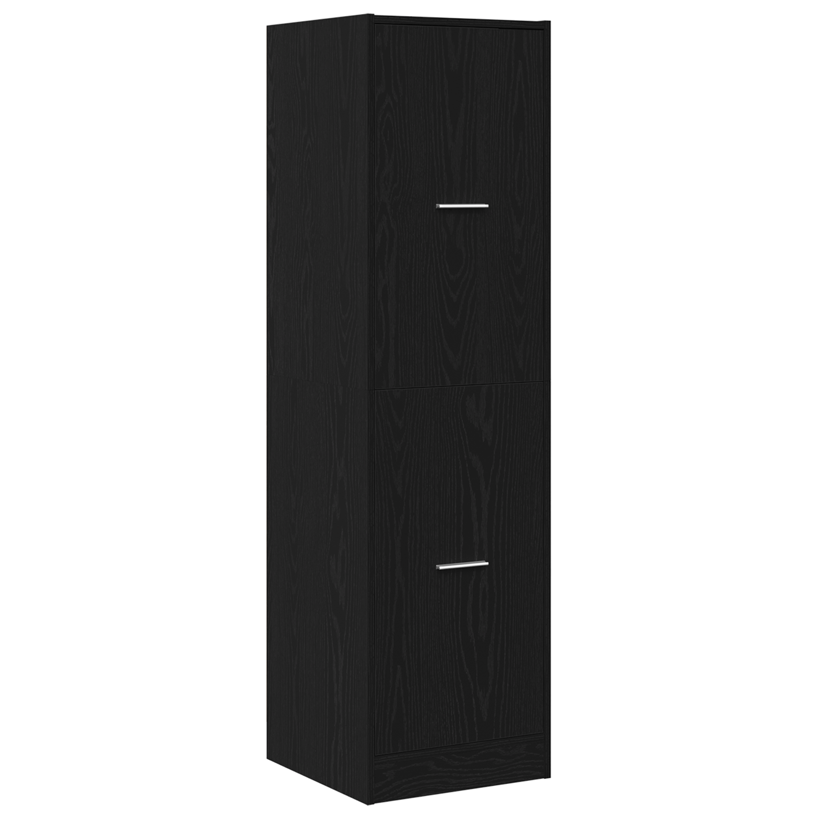 Cabinet apotecar din lemn negru 40x41x144.5 cm — imaginea 2