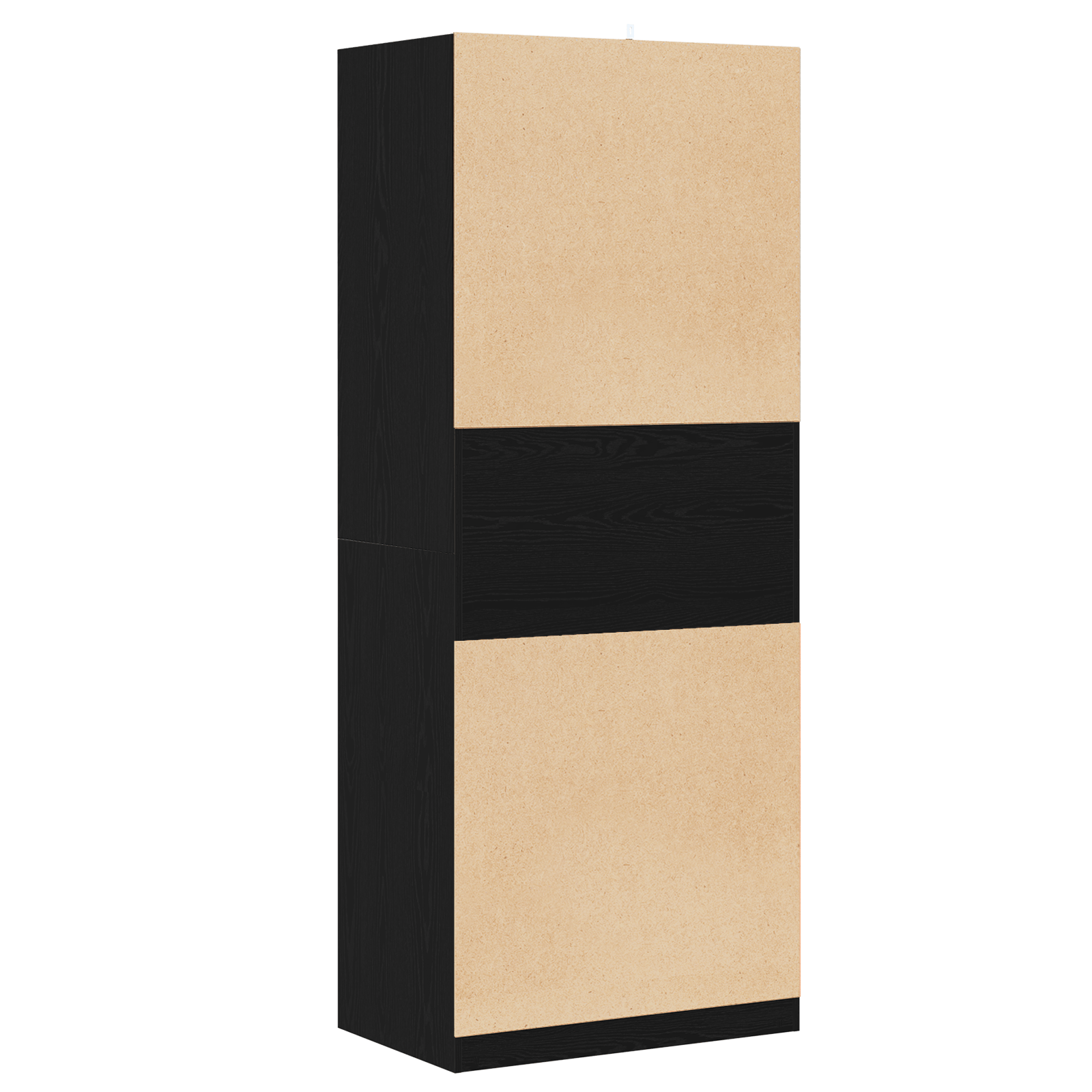 Dulap Stejar Negru Set de 2 Stejar negru Lemn prelucrat — imaginea 6