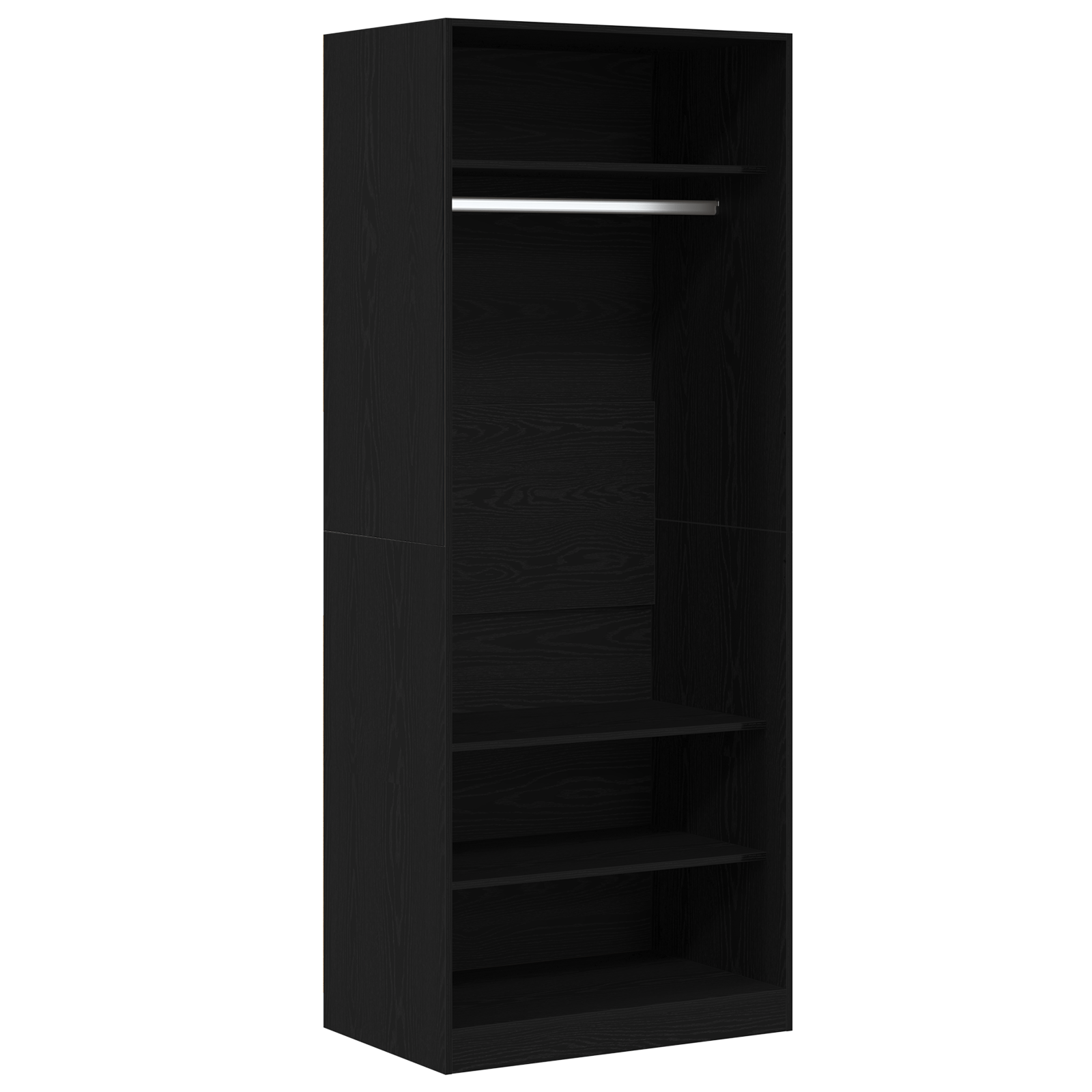 Dulap Stejar Negru Set de 2 Stejar negru Lemn prelucrat — imaginea 7