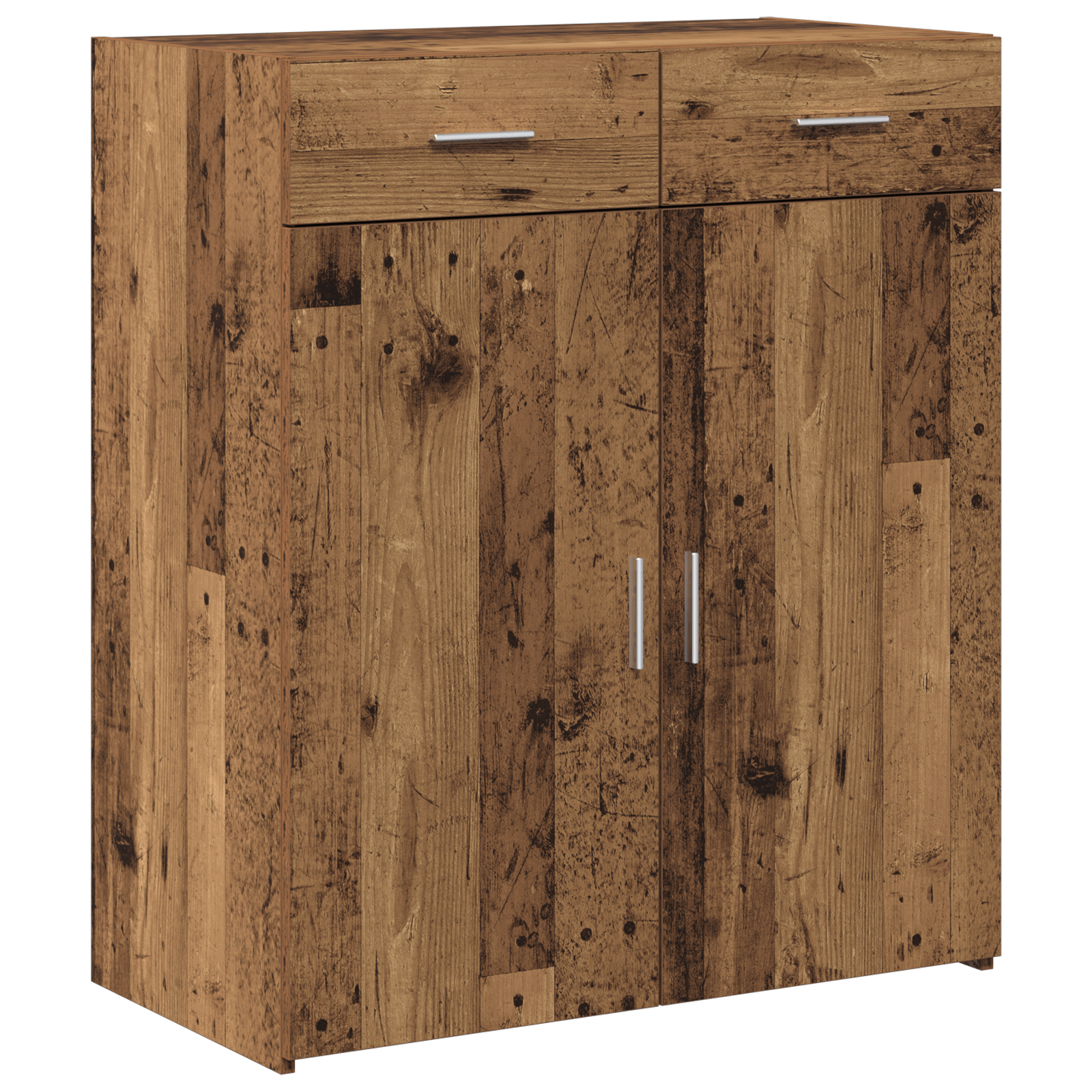 Cabinet de stocare din lemn vechi 80x42.5x93.5 cm Lemn prelucrat — imaginea 2